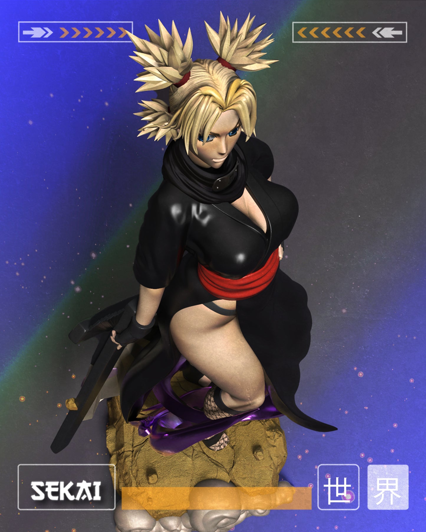 Temari - Unassembled and Unpainted Garage Kit - Model Designed by Sekai3D