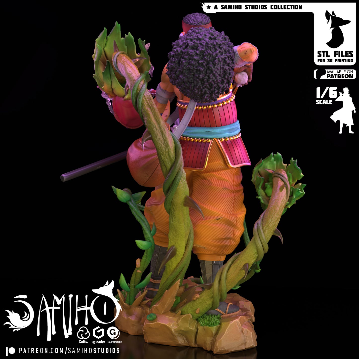 Usopp - Unassembled and Unpainted Garage Kit - Model Designed by Samiho Studios