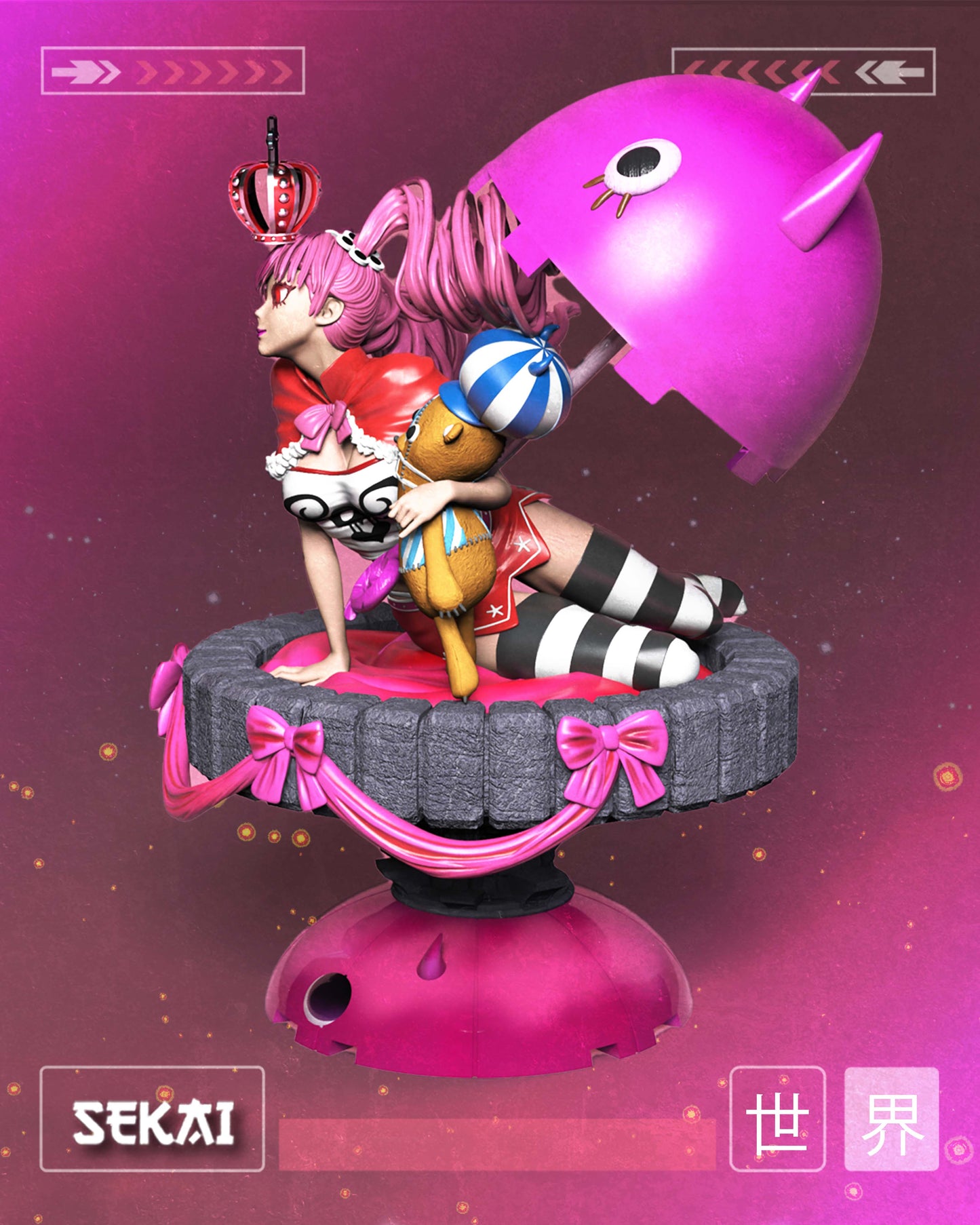 Perona - Unassembled and Unpainted Garage Kit - Model Designed by Sekai3D