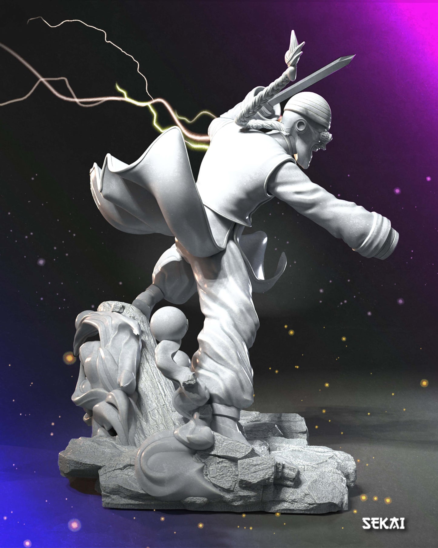 Tao Pai Pai Cyborg - Unassembled and Unpainted Garage Kit - Model Designed by Sekai3D