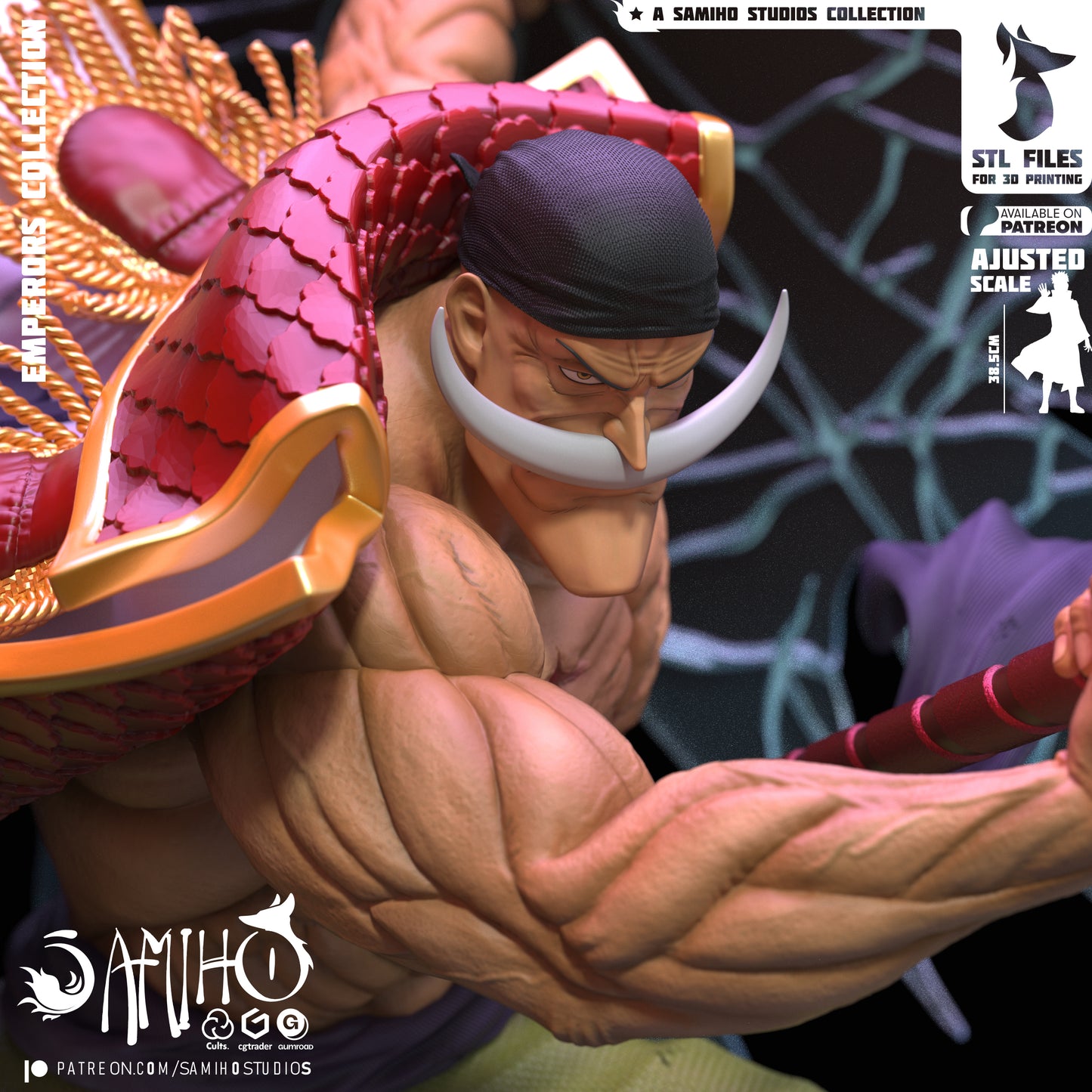 WhiteBeard - Unassembled and Unpainted Garage Kit - Model Designed by Samiho Studios
