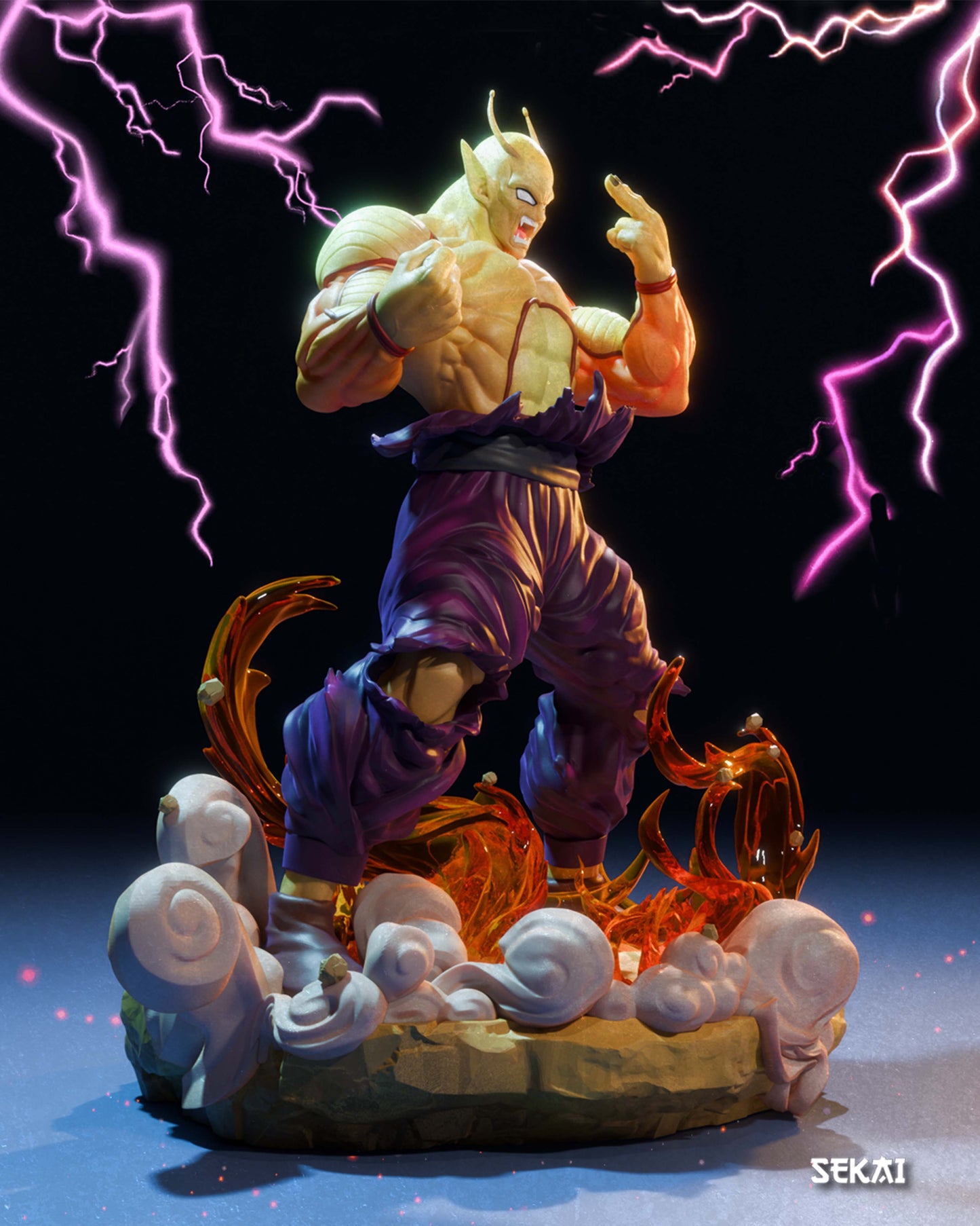 Super Piccolo (DB Super) - Unassembled and Unpainted Garage Kit - Model Designed by Sekai3D