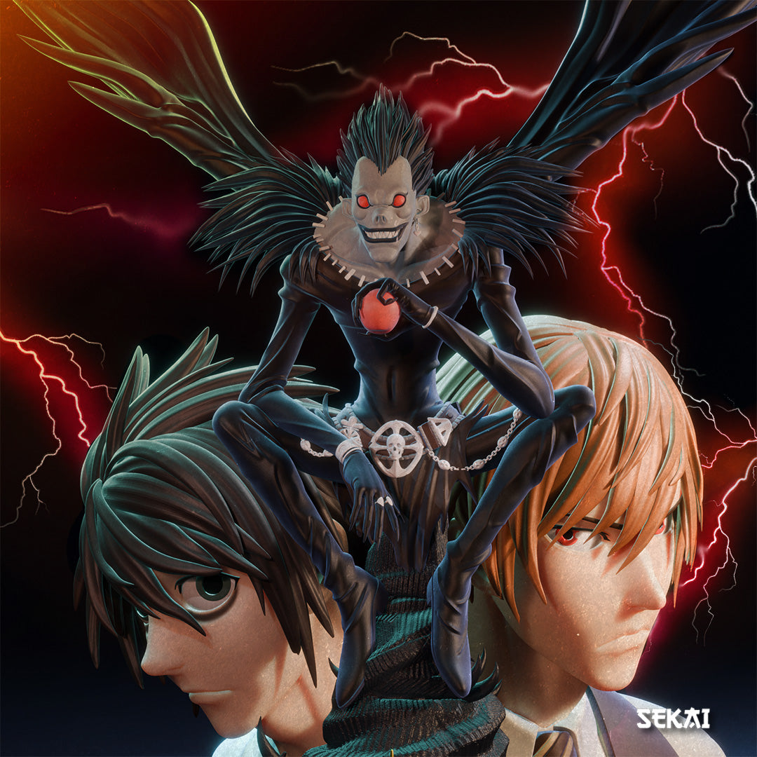 Death Note Diorama - Unassembled and Unpainted Garage Kit - Model Designed by Sekai3D