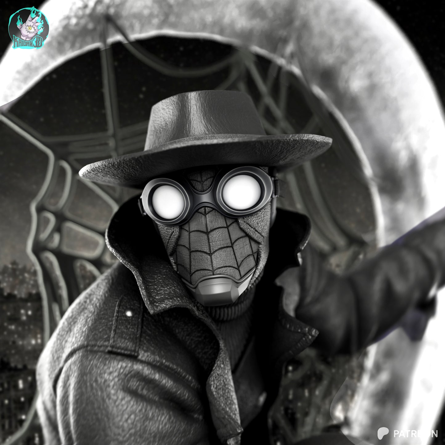 Spider Nior - Unassembled and Unpainted Garage Kit - Model Designed by Kaidan3D
