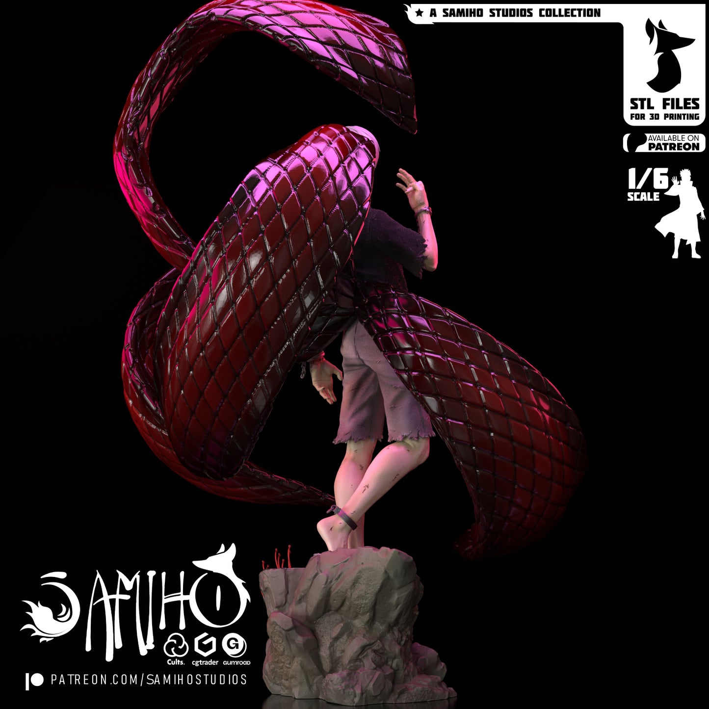 Kaneki - Unassembled and Unpainted Garage Kit - Model Designed by Samiho Studios
