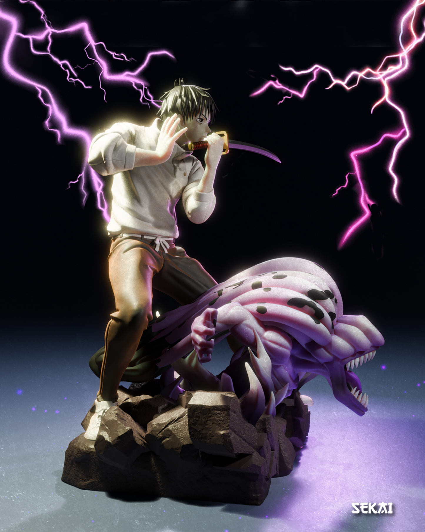 Yuta - Unassembled and Unpainted Garage Kit - Model Designed by Sekai3D