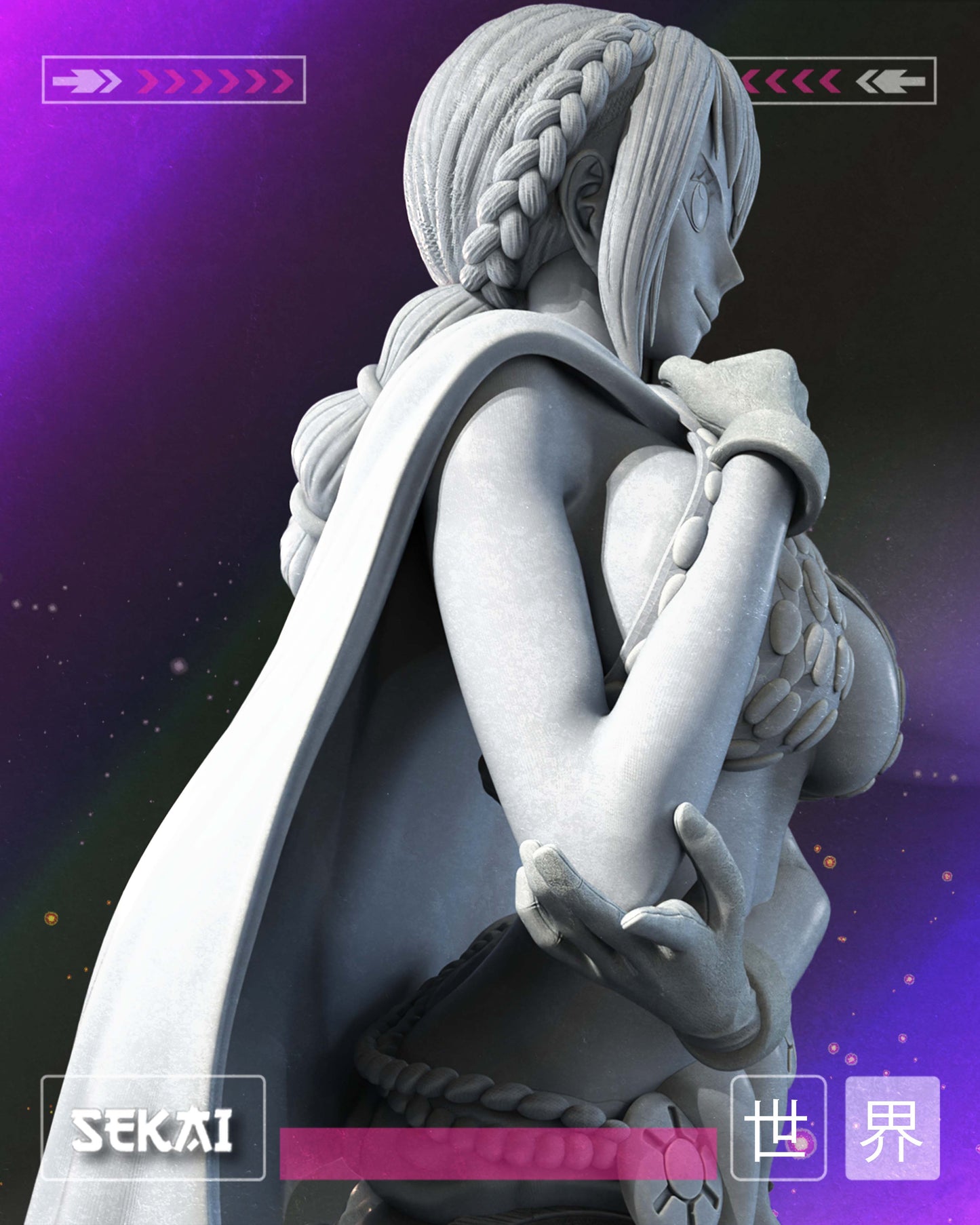 Rebecca - Unassembled and Unpainted Garage Kit - Model Designed by Sekai3D