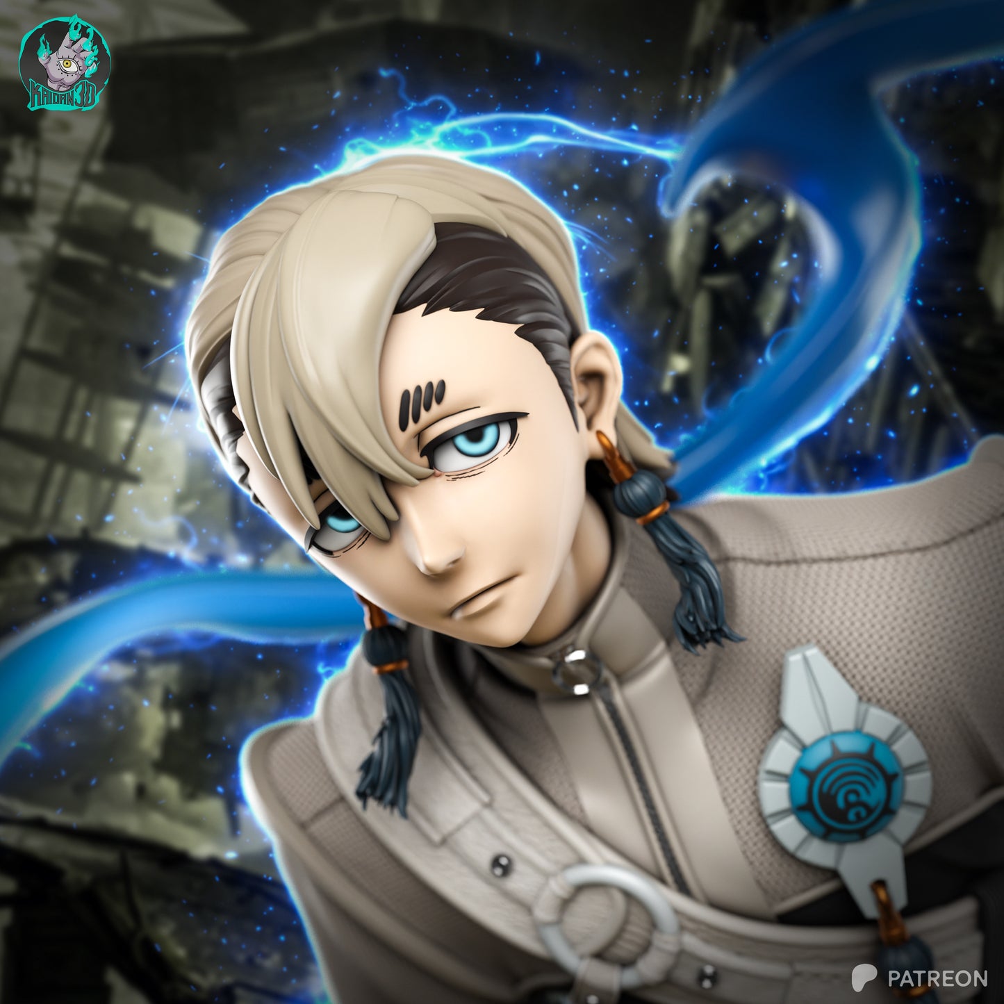 Zanka - Unassembled and Unpainted Gatage Kit - Model Designed by Kaidan3D