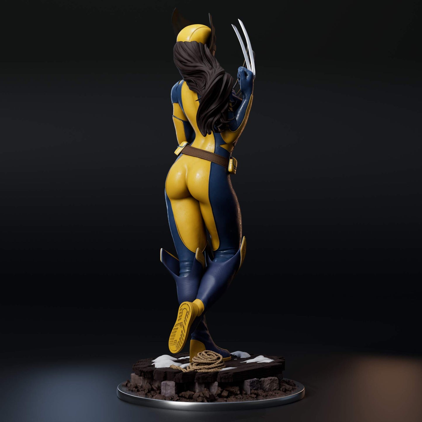 Laura (Wolverine) - Unassembled and Unpainted Garage Kit - Model Designed by Abe3D/Rangel