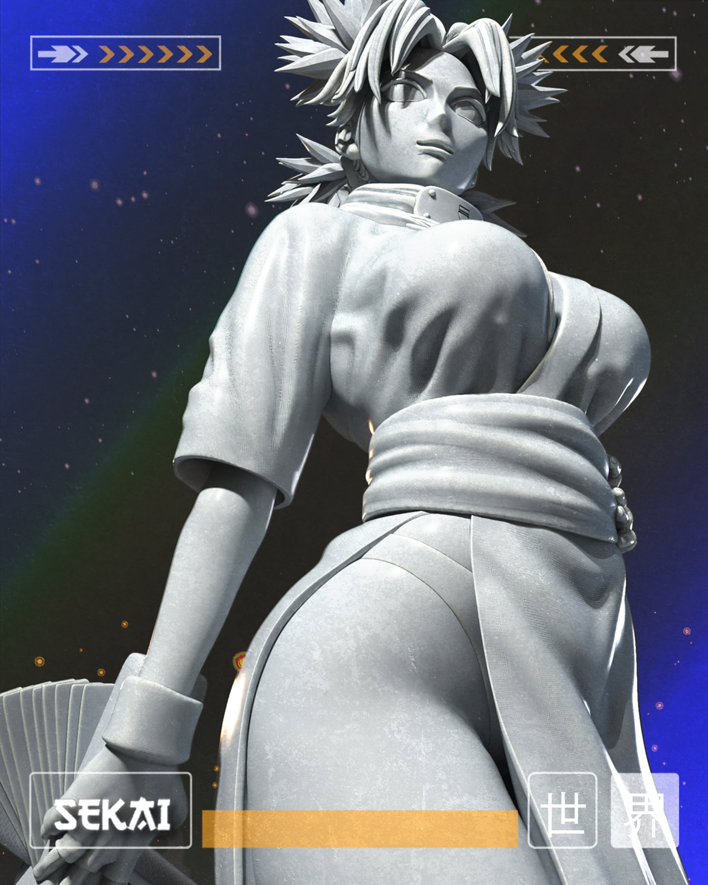 Temari - Unassembled and Unpainted Garage Kit - Model Designed by Sekai3D