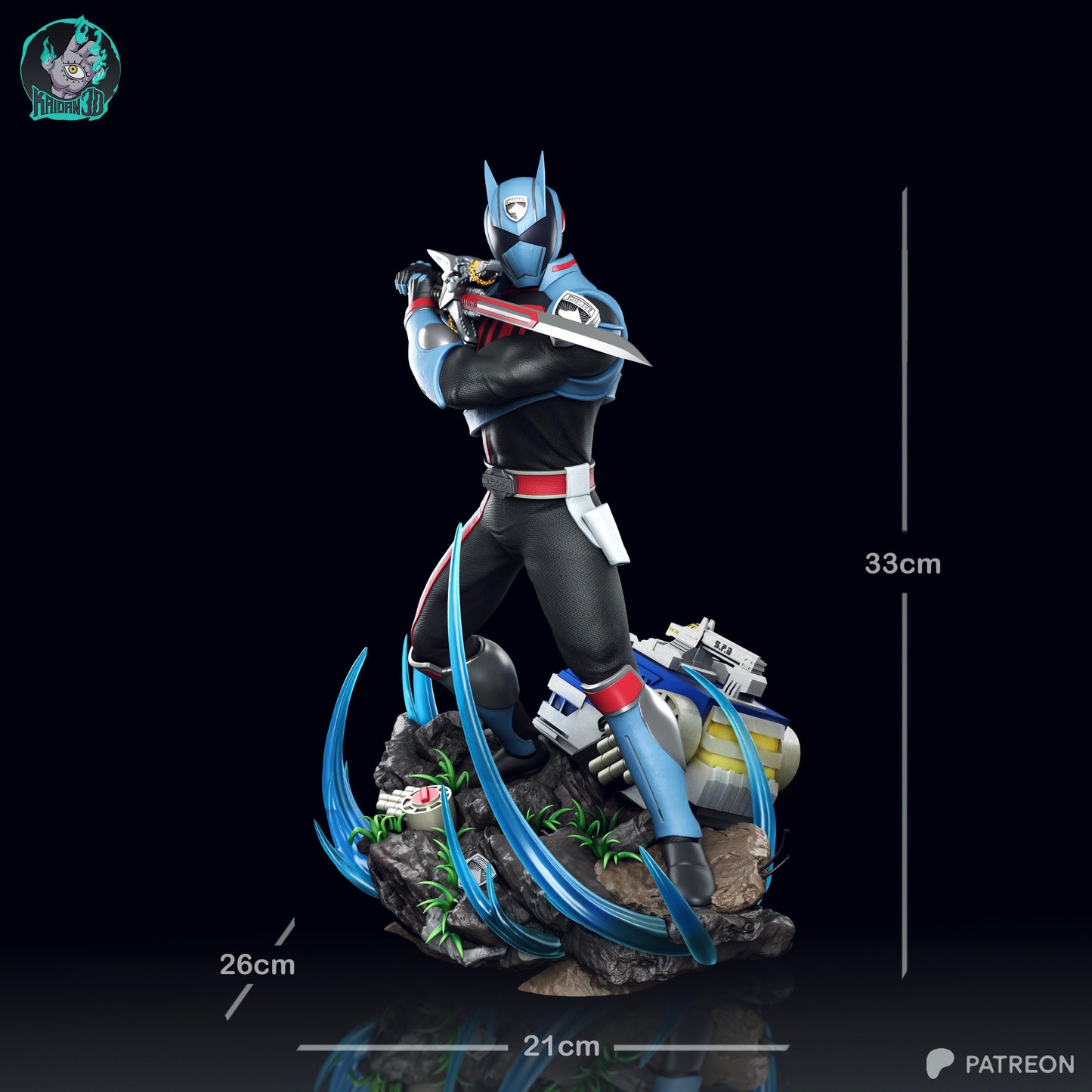 Shadow Ranger - Unassembled and Unpainted Garage Kit - Model Designed by Kaidan3D