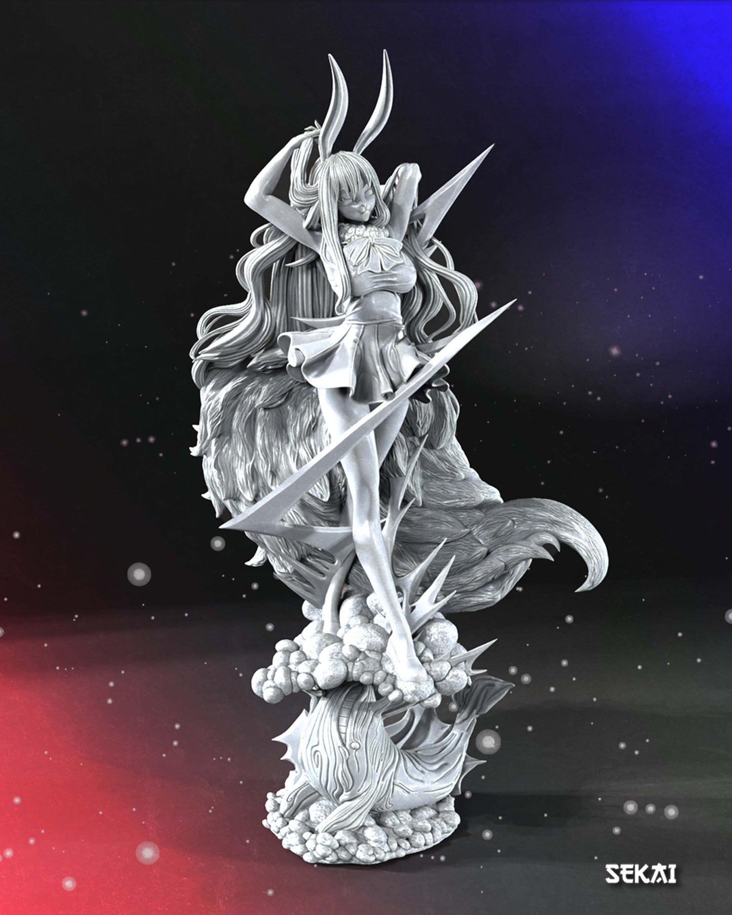 Carrot - Unassembled and Unpainted Garage Kit - Model Designed by Sekai3D