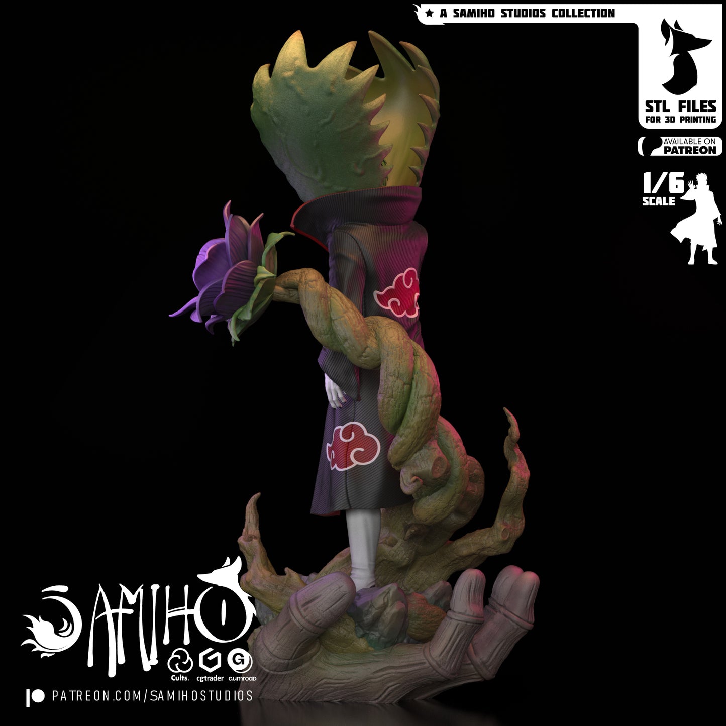 Zetsu - Unassembled and Unpainted Garage Kit - Model Designed by Samiho Studios