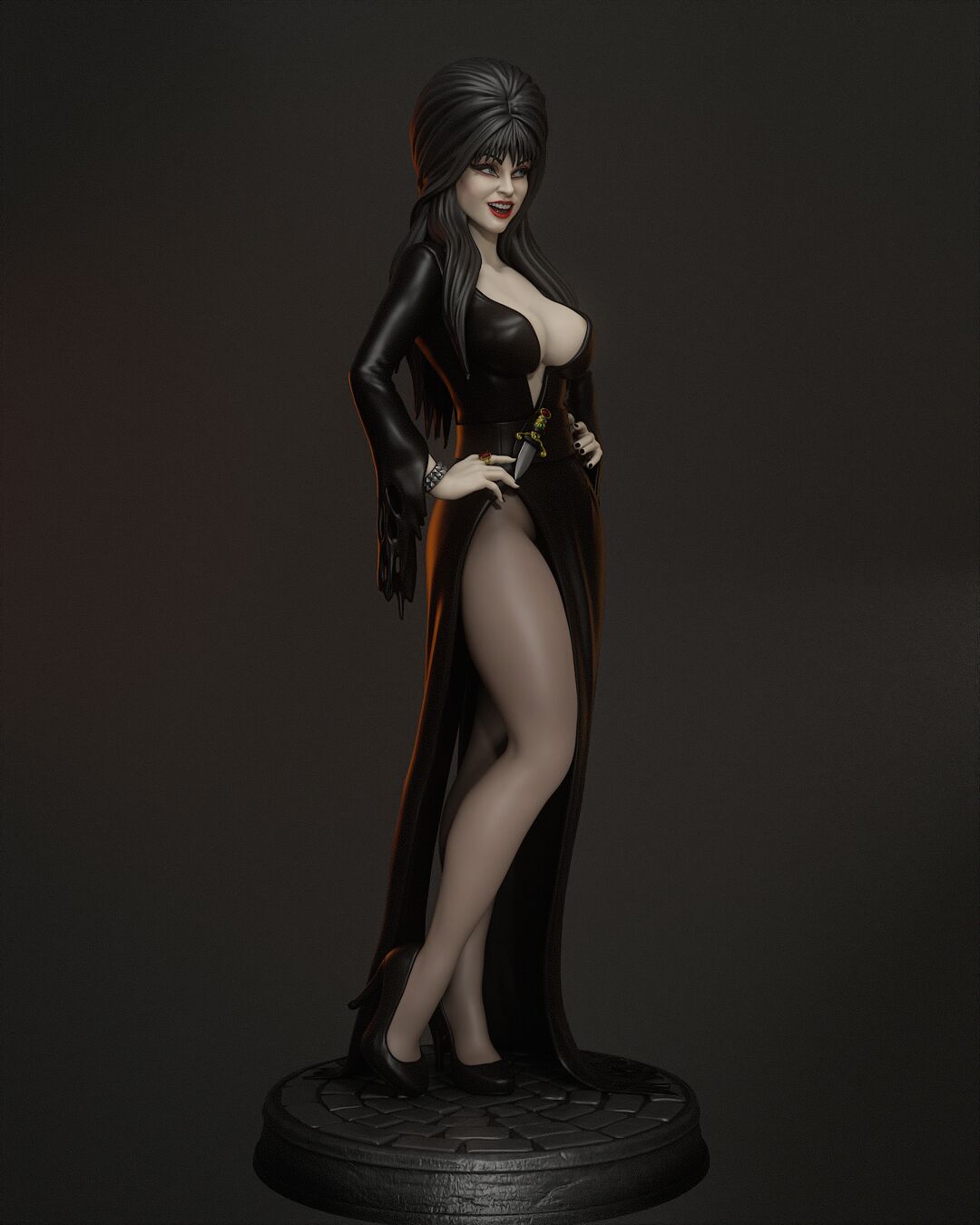 Elvira - Unassembled and Unpainted Garage Kit - Model Designed by Abe3D/Jungles