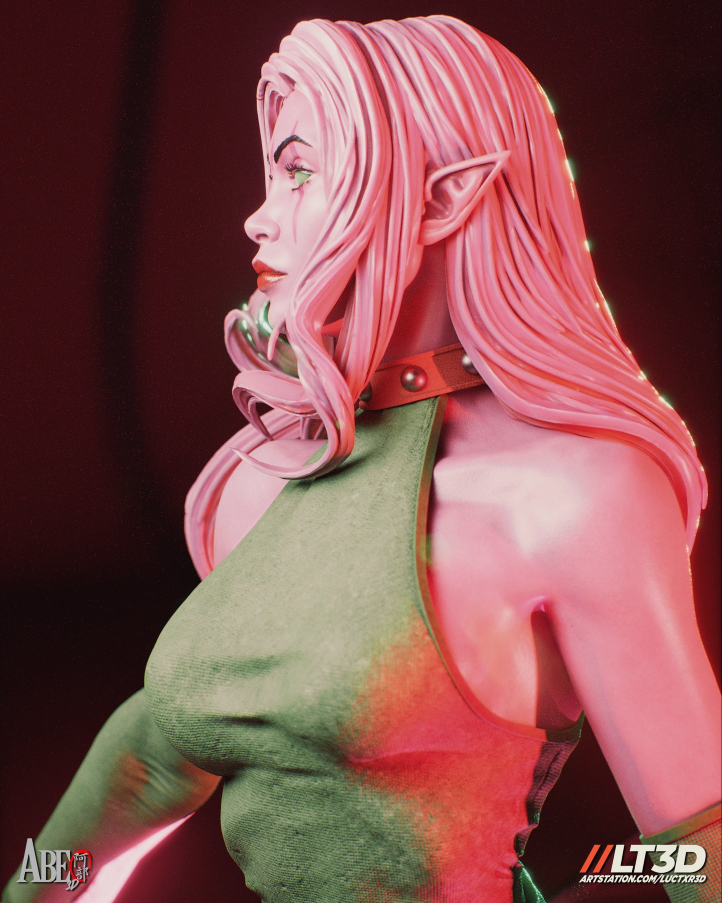 Blink - Unassembled and Unpainted Garage Kit - Model Designed by Abe3d and LT3D