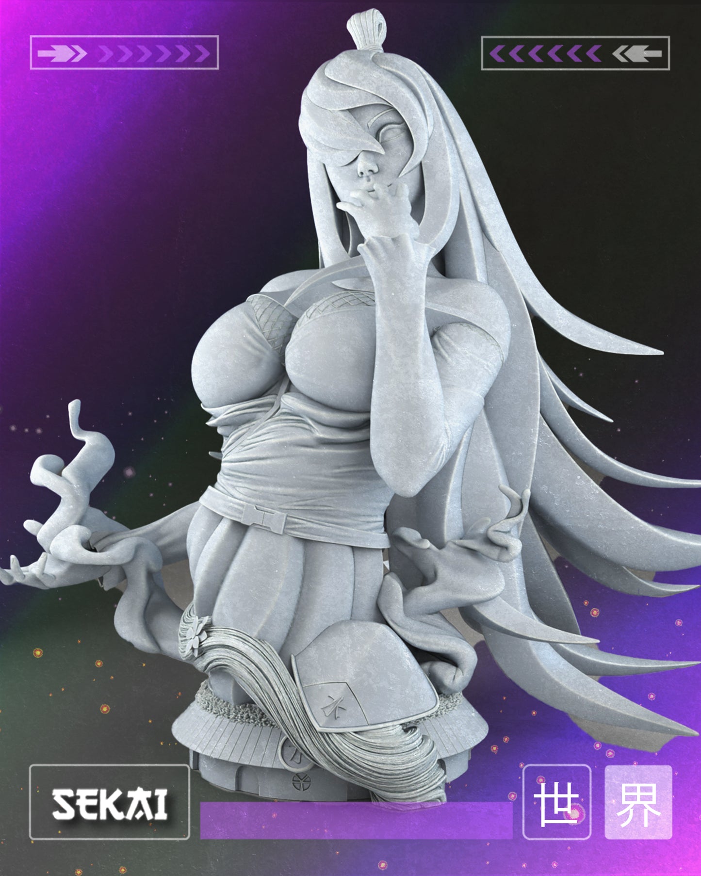 Mizukage - Unassembled and Unpainted Garage Kit - Model Designed by Sekai3D