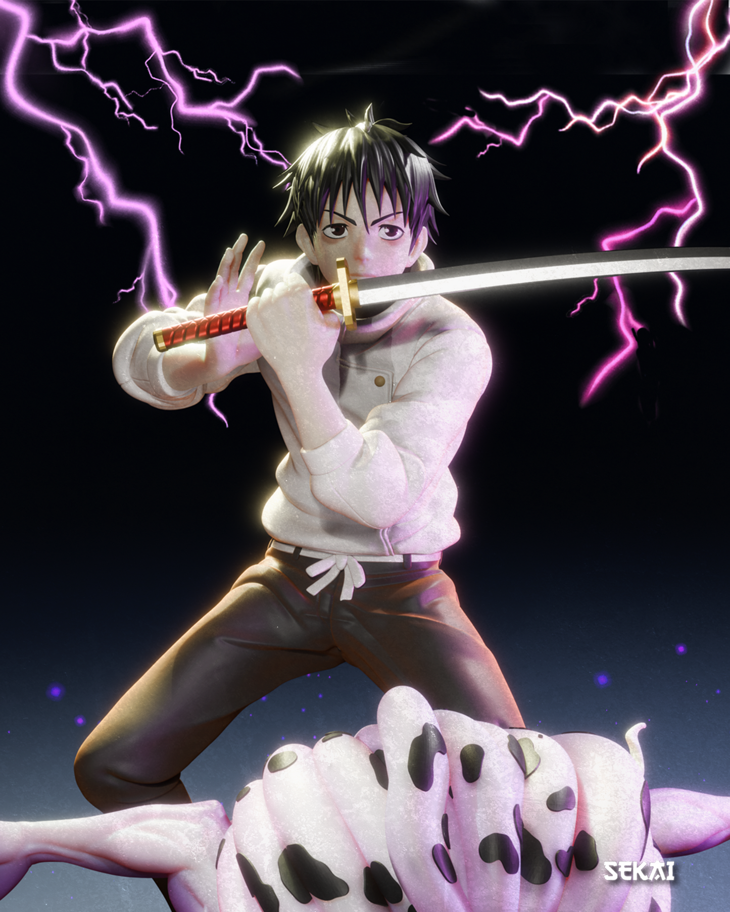 Yuta - Unassembled and Unpainted Garage Kit - Model Designed by Sekai3D