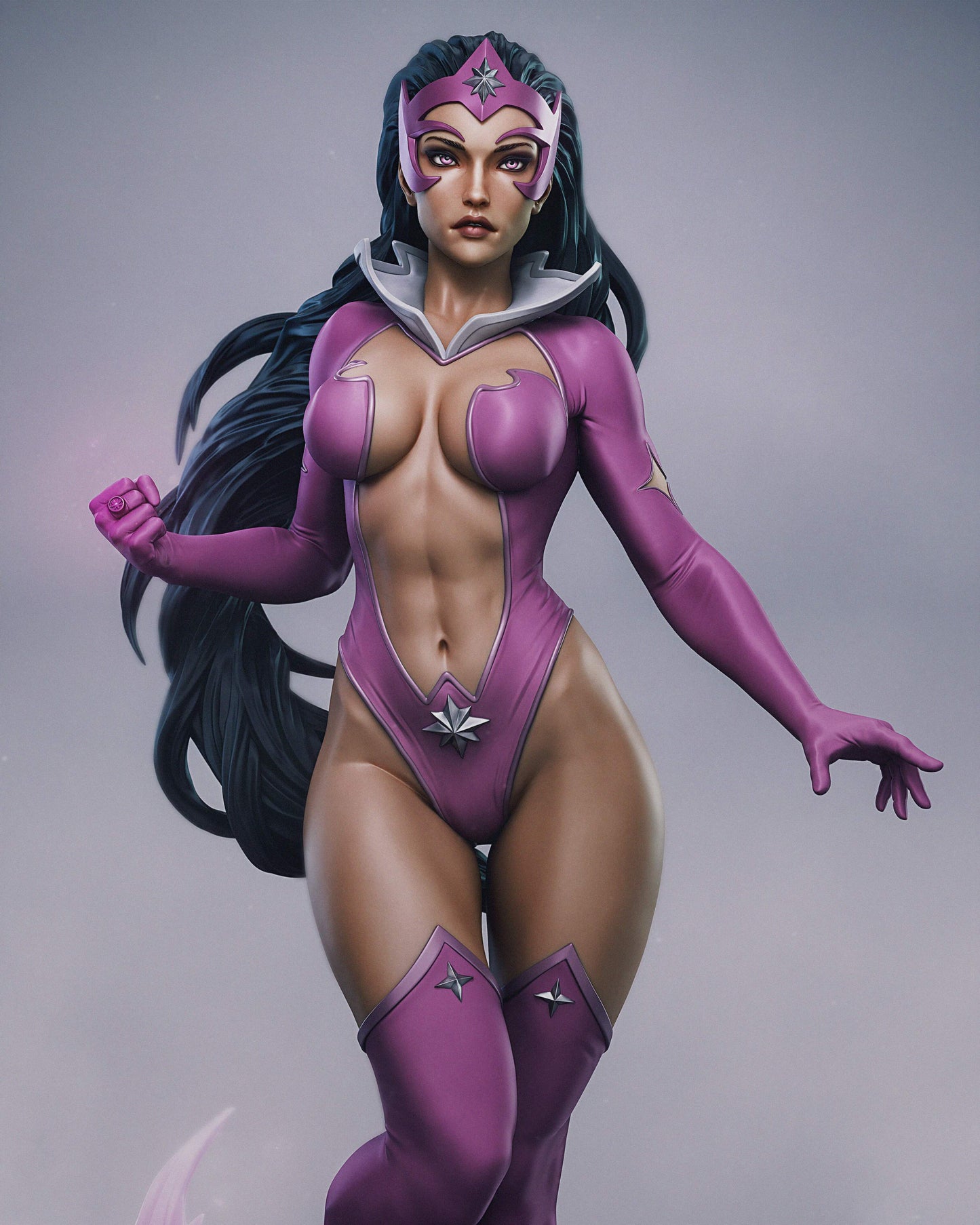 Star Sapphire - Unassembled and Unpainted Garage Kit - Model Designed by Abe3D/RoneJr