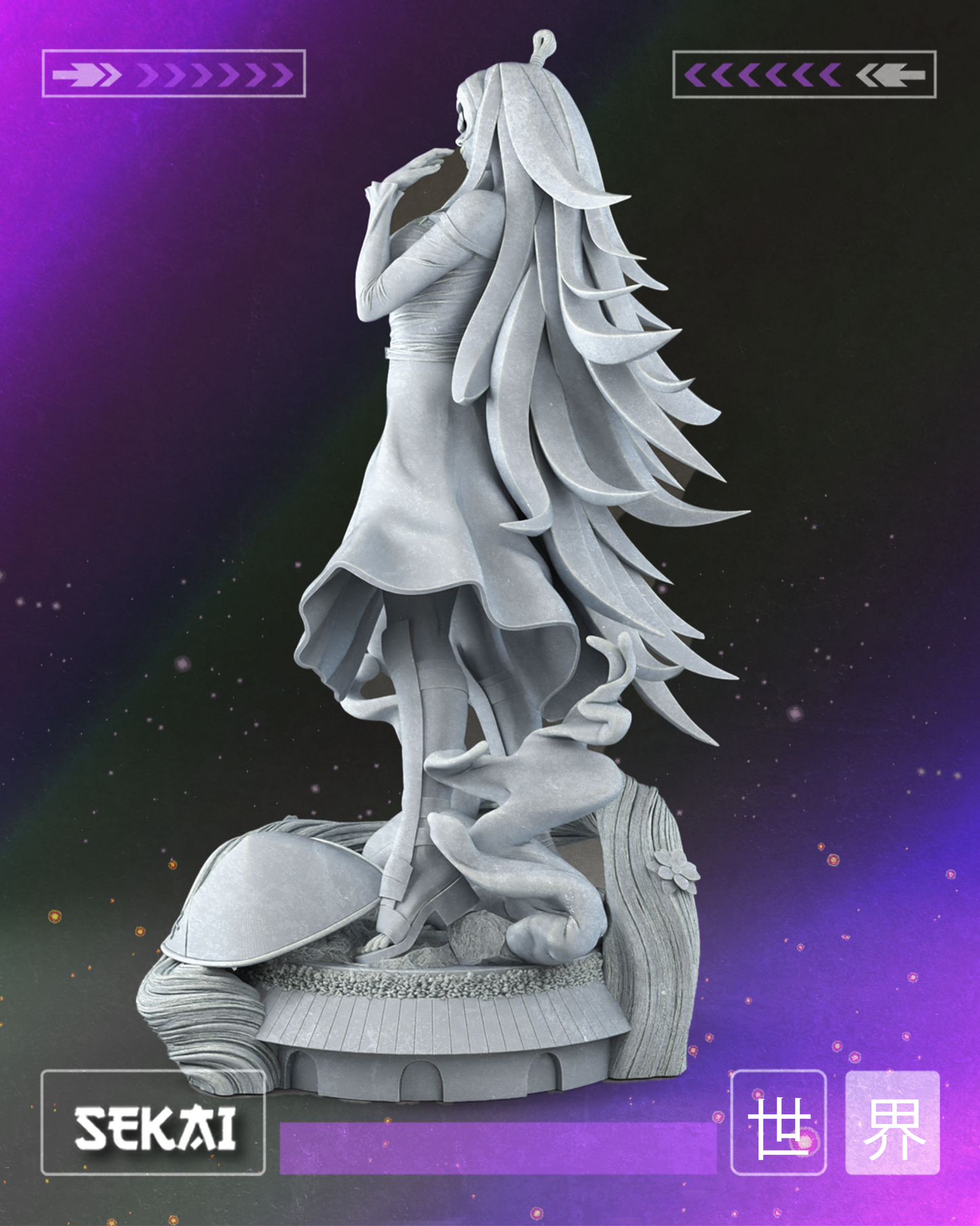 Mizukage - Unassembled and Unpainted Garage Kit - Model Designed by Sekai3D