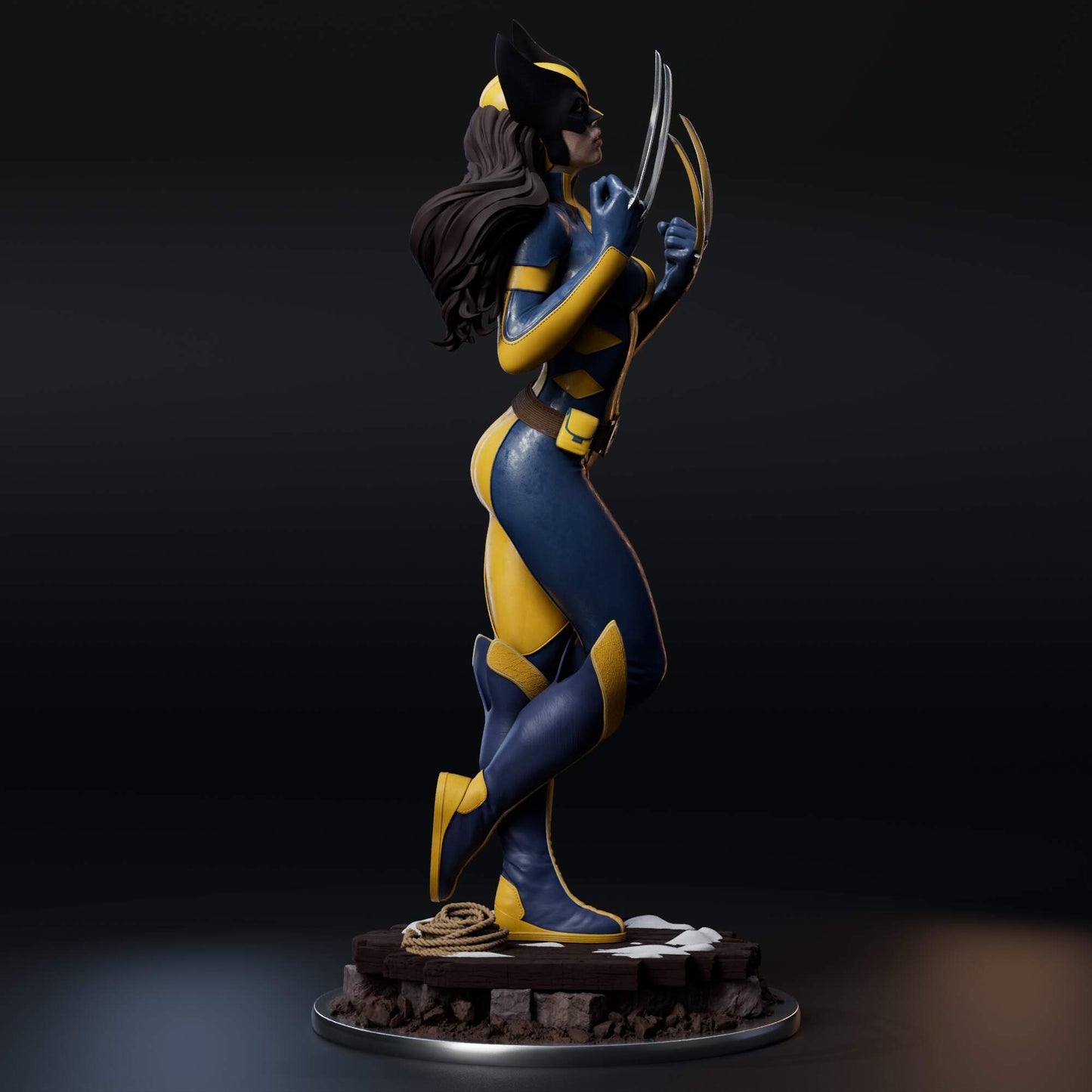 Laura (Wolverine) - Unassembled and Unpainted Garage Kit - Model Designed by Abe3D/Rangel
