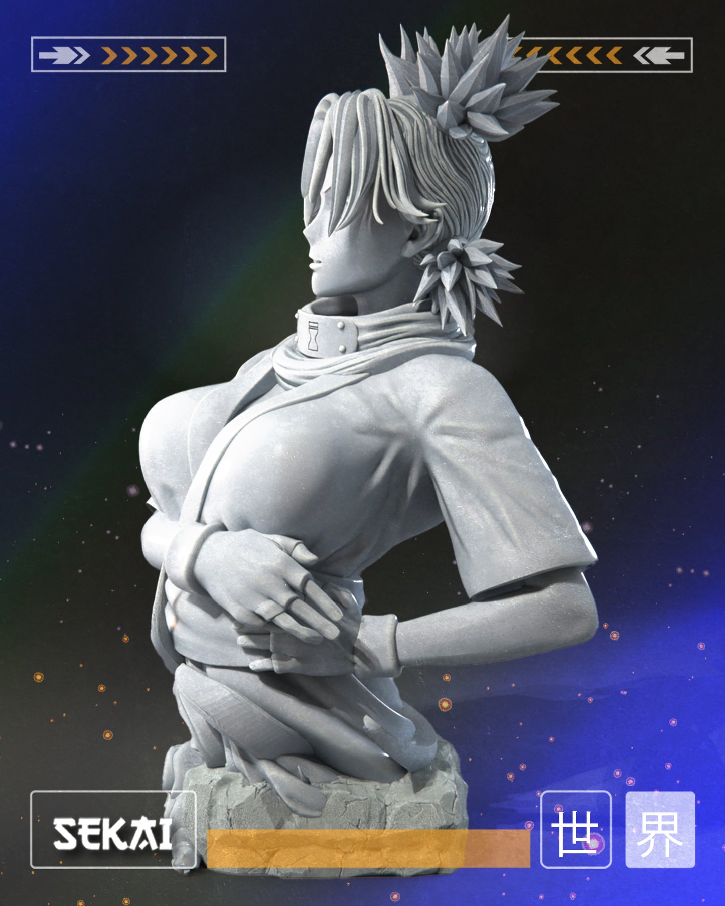 Temari - Unassembled and Unpainted Garage Kit - Model Designed by Sekai3D