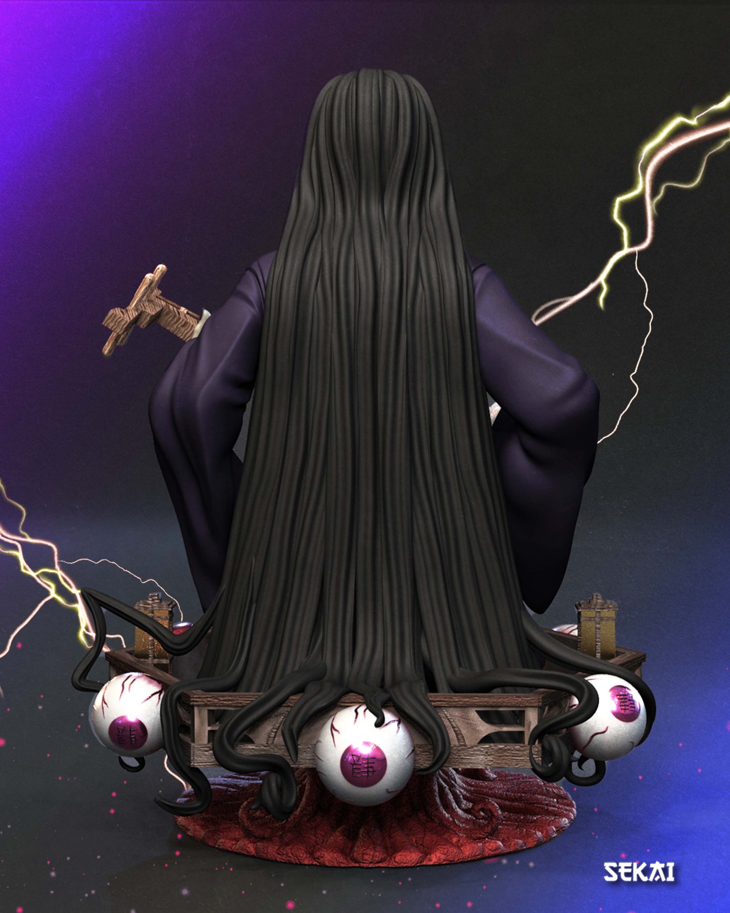 Nakime - Unassembled and Unpainted Garage Kit - Model Designed by Sekai3D