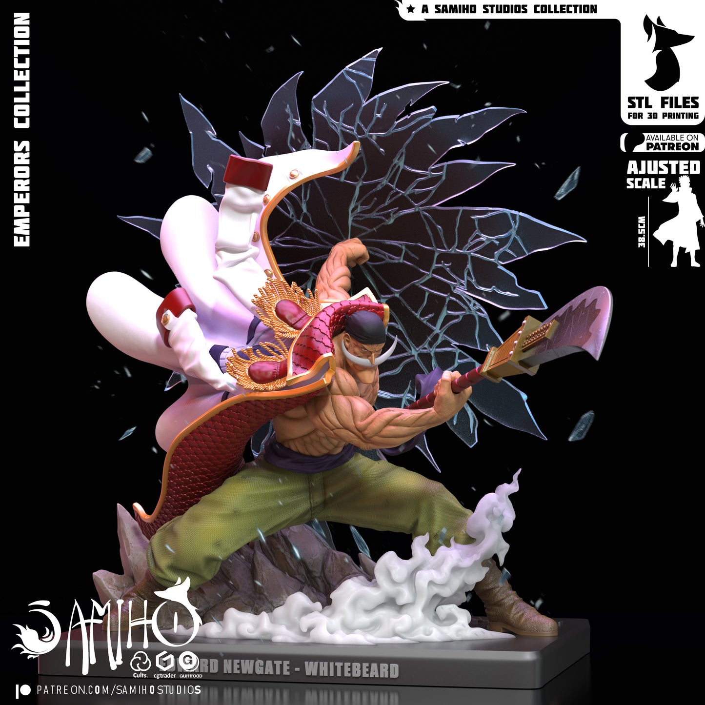 WhiteBeard - Unassembled and Unpainted Garage Kit - Model Designed by Samiho Studios