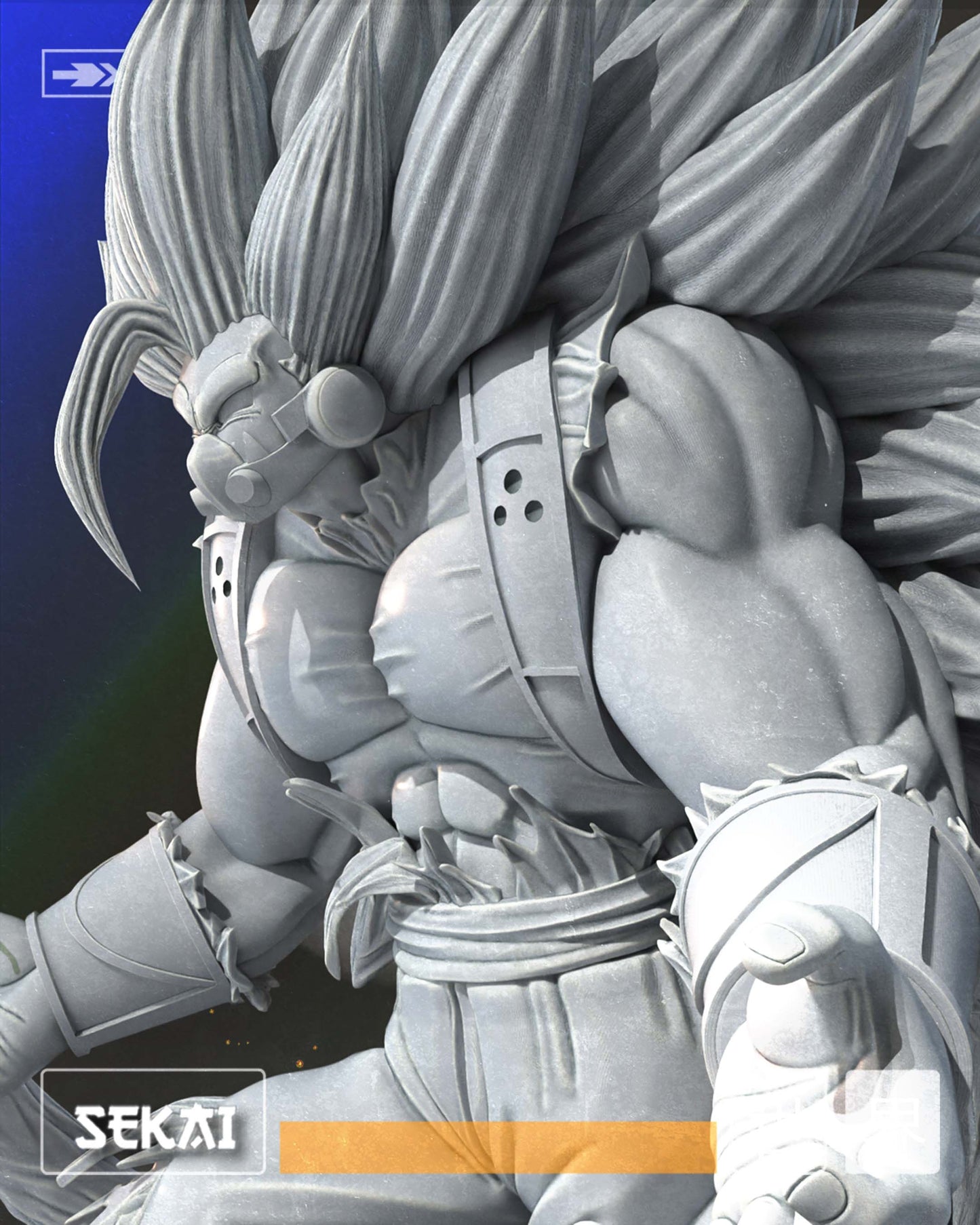 Cumber - Unassembled and Unpainted Garage Kit - Model Designed by Sekai3D