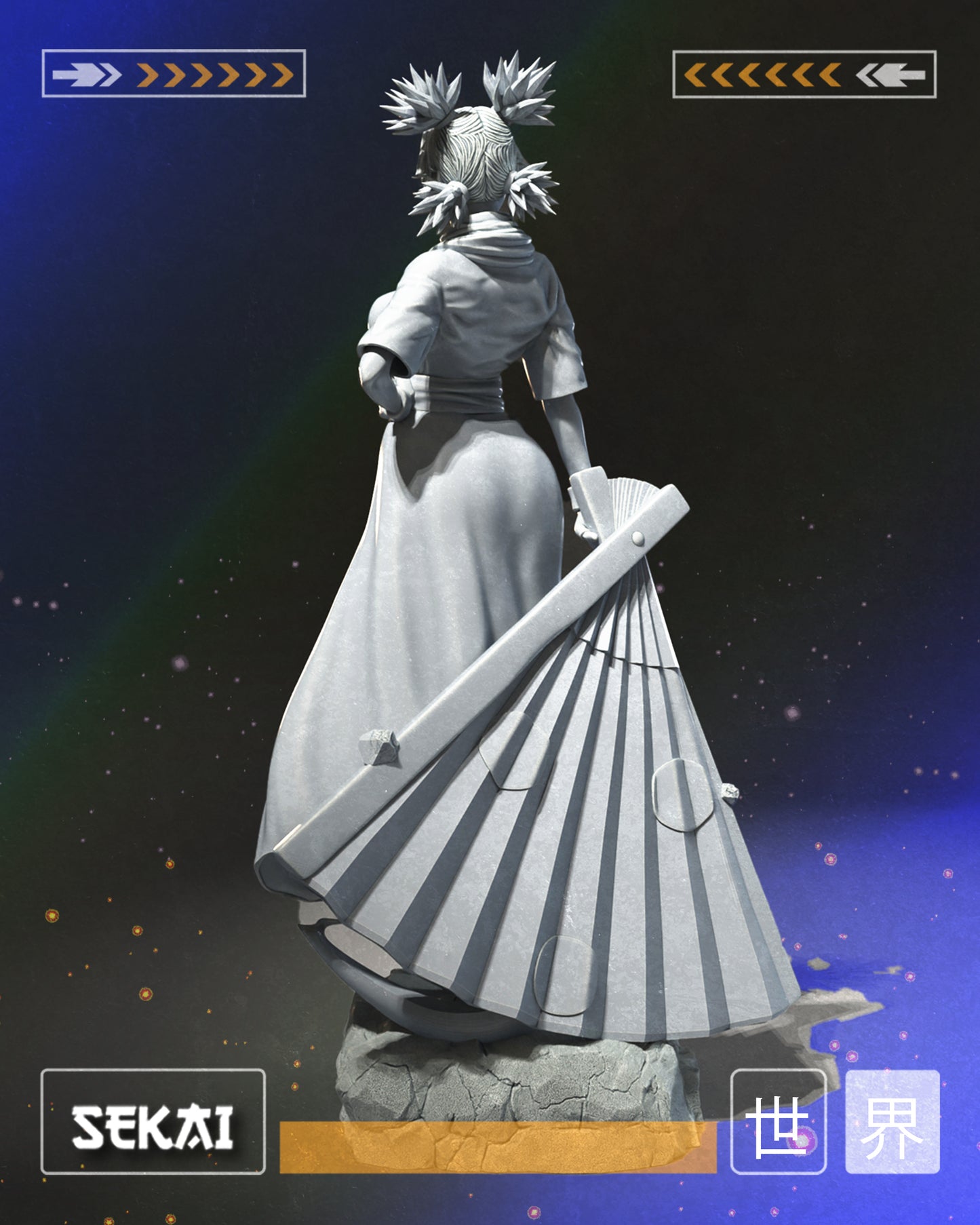 Temari - Unassembled and Unpainted Garage Kit - Model Designed by Sekai3D