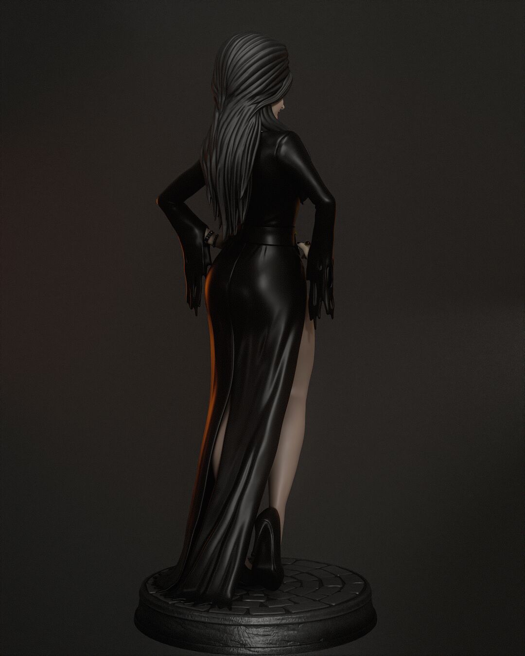 Elvira - Unassembled and Unpainted Garage Kit - Model Designed by Abe3D/Jungles