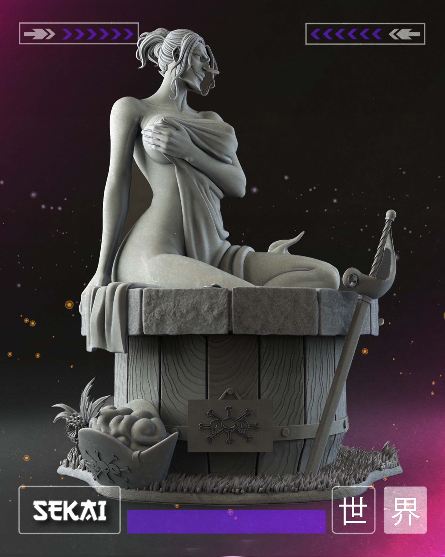 Catarina - Unassembled and Unpainted Garage Kit - Model Designed by Sekai3D