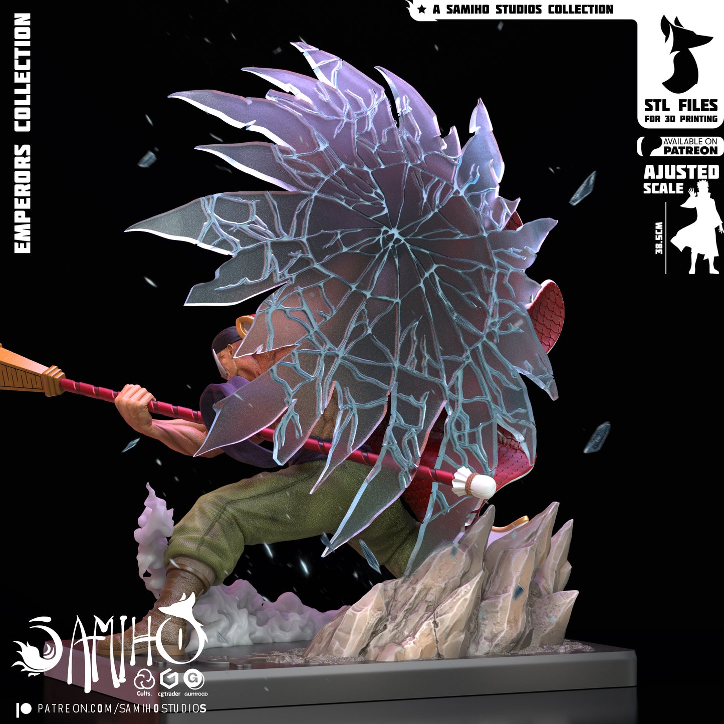 WhiteBeard - Unassembled and Unpainted Garage Kit - Model Designed by Samiho Studios