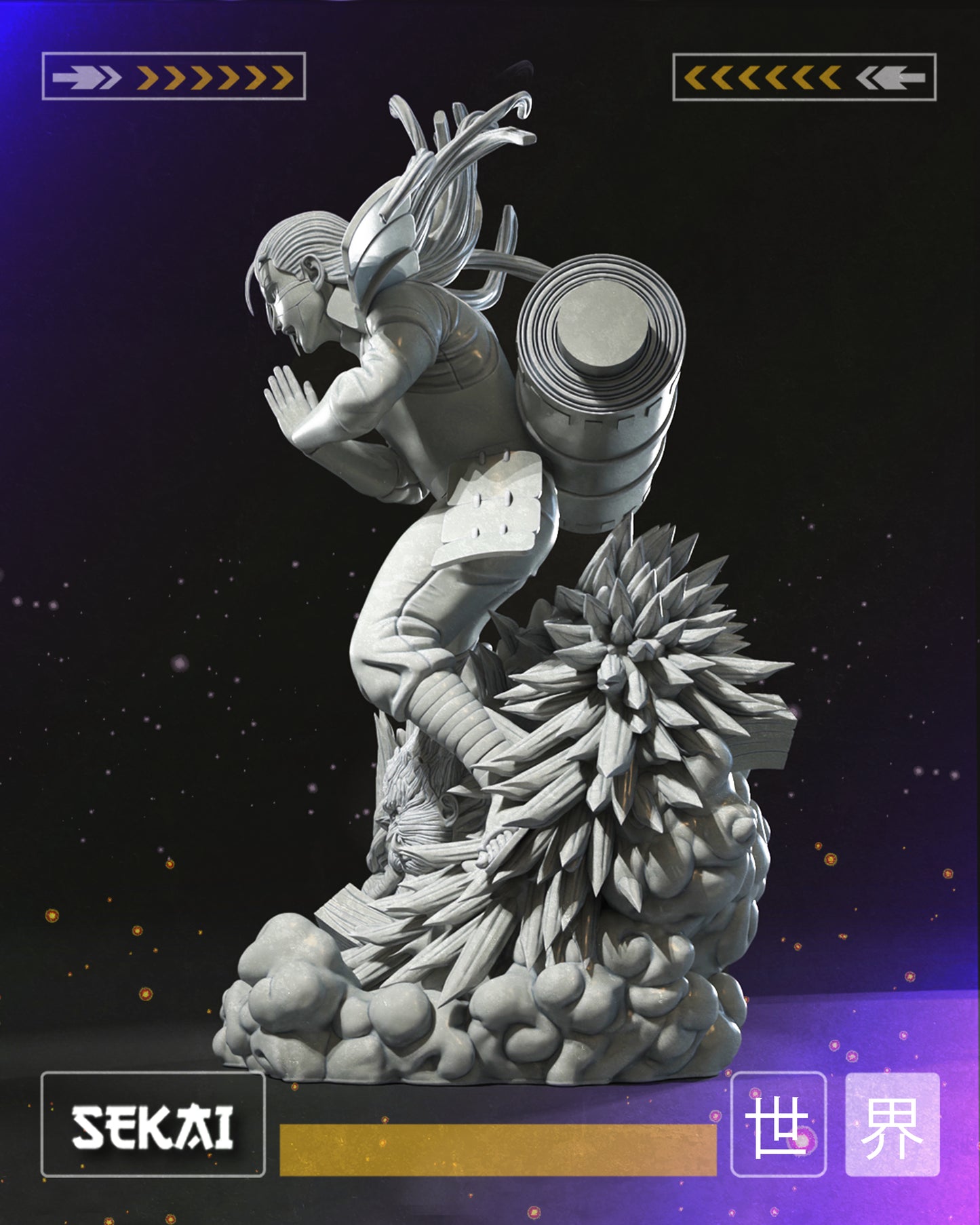 Hashirama - Unassembled and Unpainted Garage Kit - Model Designed by Sekai3D
