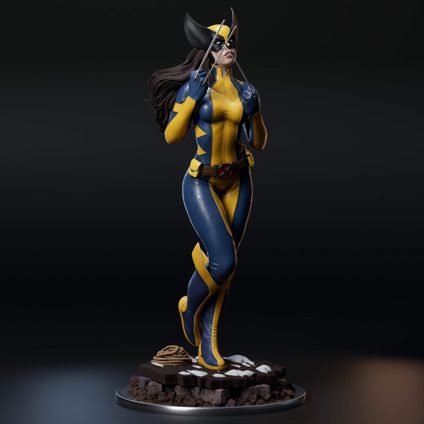 Laura (Wolverine) - Unassembled and Unpainted Garage Kit - Model Designed by Abe3D/Rangel