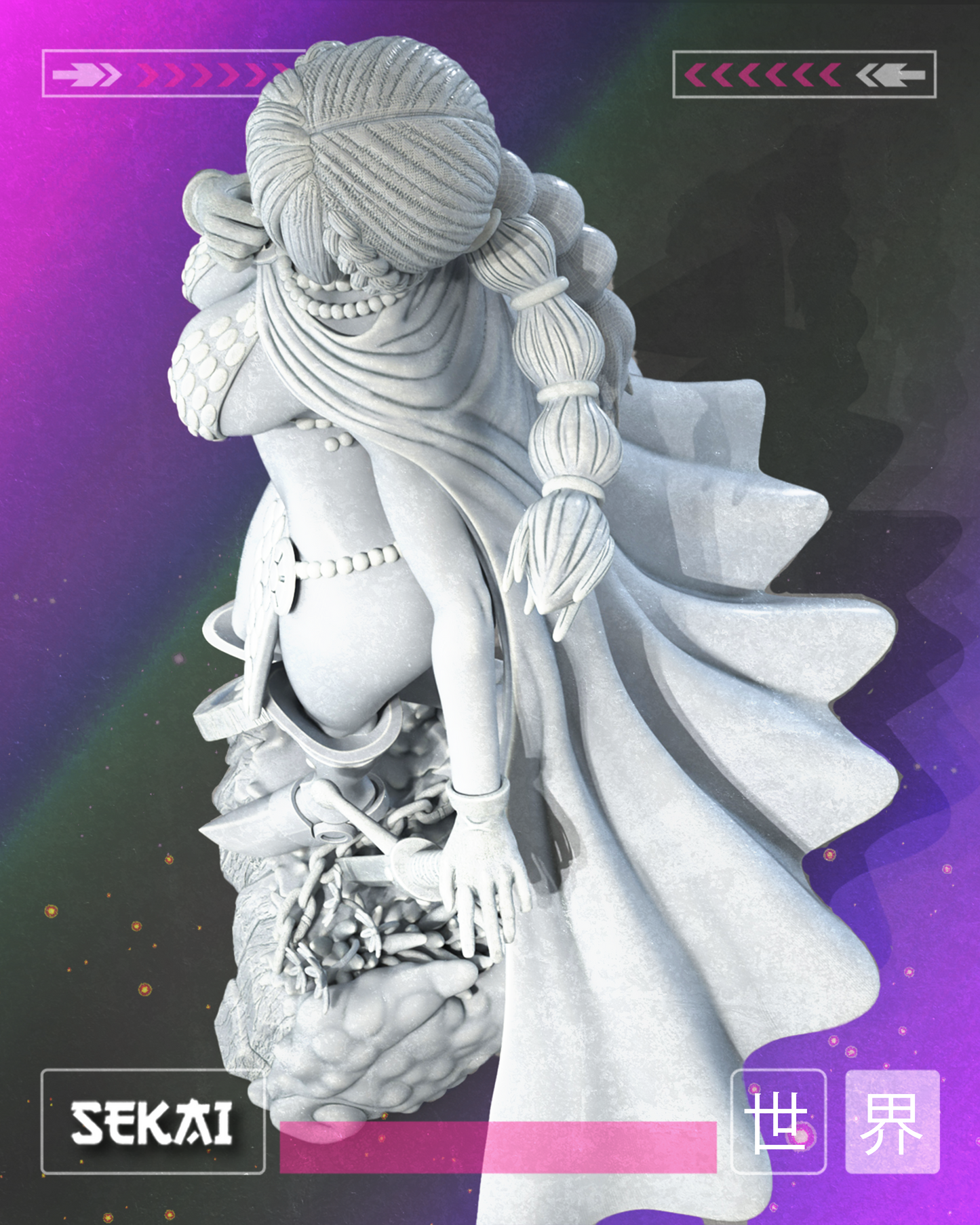 Rebecca - Unassembled and Unpainted Garage Kit - Model Designed by Sekai3D