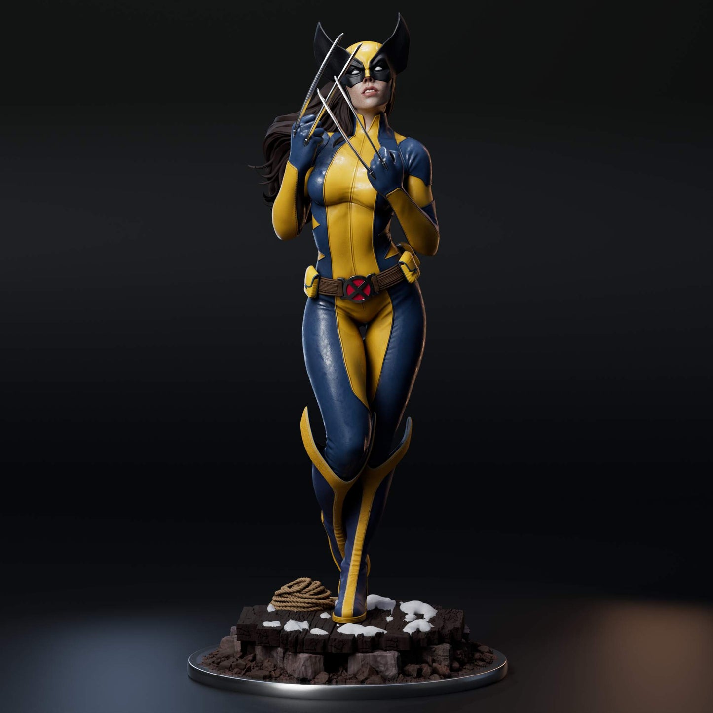 Laura (Wolverine) - Unassembled and Unpainted Garage Kit - Model Designed by Abe3D/Rangel