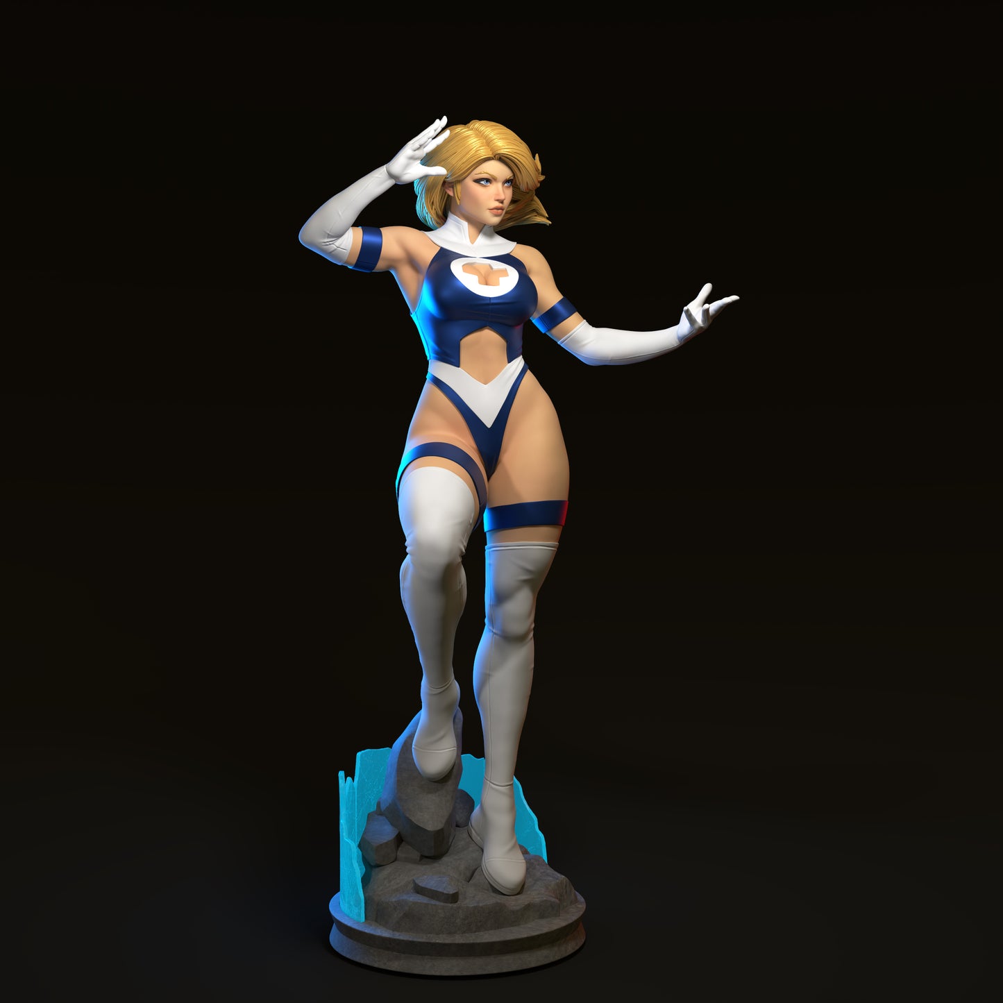 Sue Storm - Unassembled and Unpainted Garage Kit - Model Designed by Abe3d
