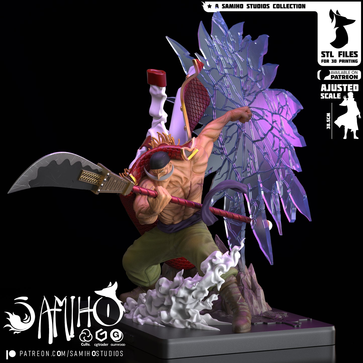 WhiteBeard - Unassembled and Unpainted Garage Kit - Model Designed by Samiho Studios