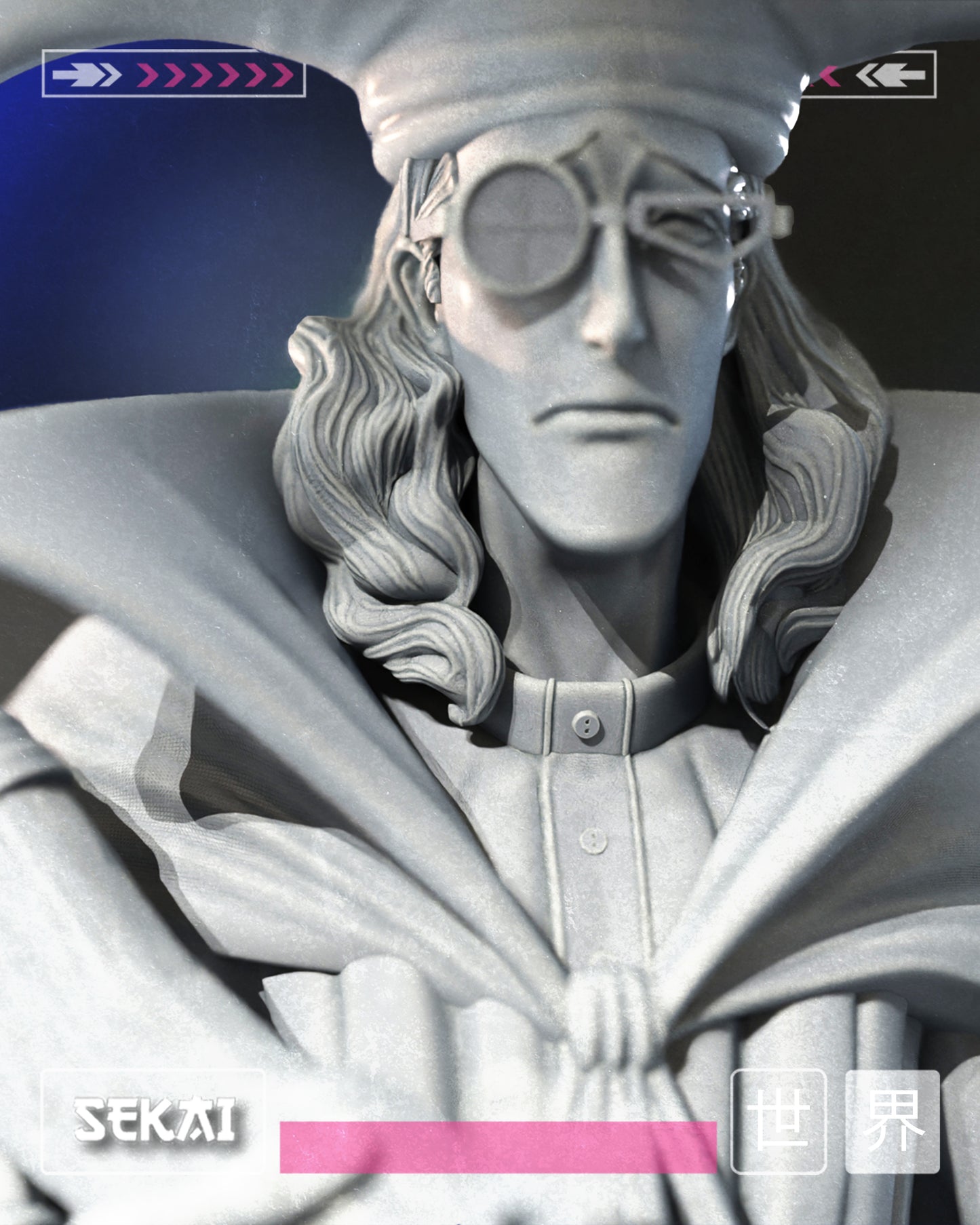 Van Auger - Unassembled and Unpainted Garage Kit - Model Designed by Sekai3D