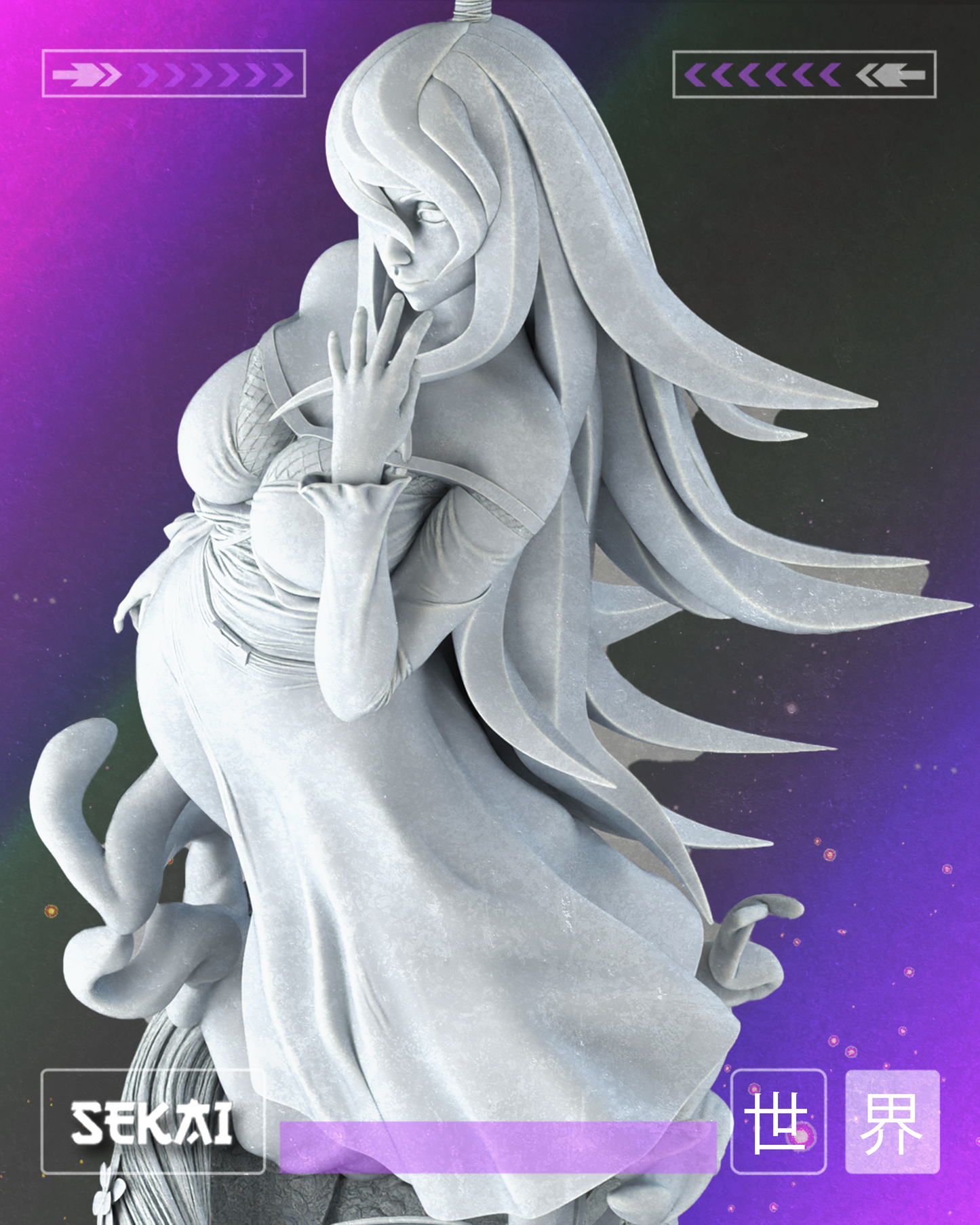 Mizukage - Unassembled and Unpainted Garage Kit - Model Designed by Sekai3D