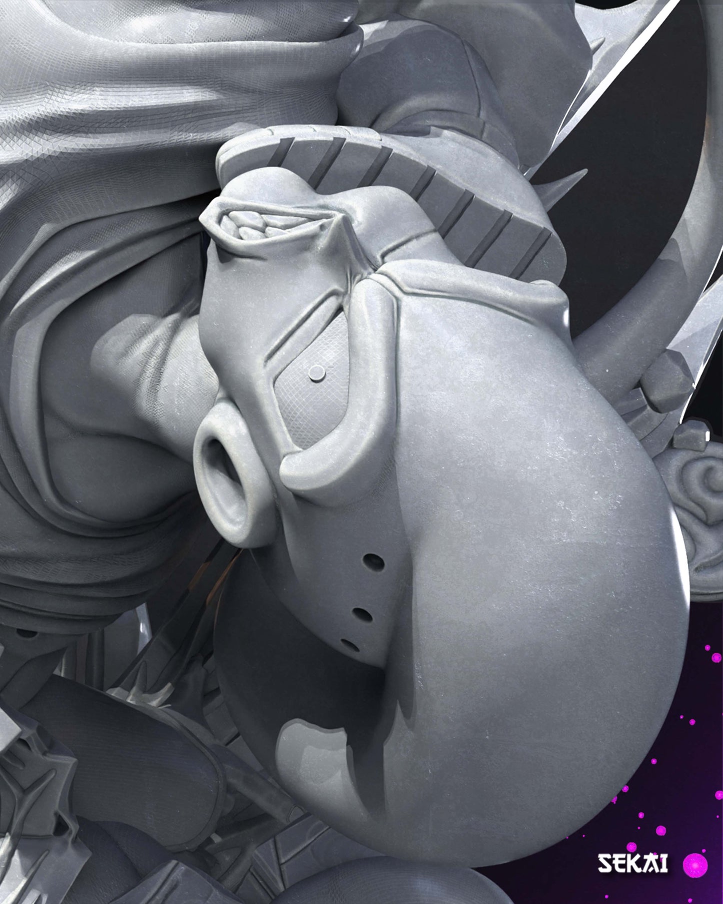 Super Vegito vs Super Buu (Version 2) - Unassembled and Unpainted Garage Kit - Model Designed by Sekai3D