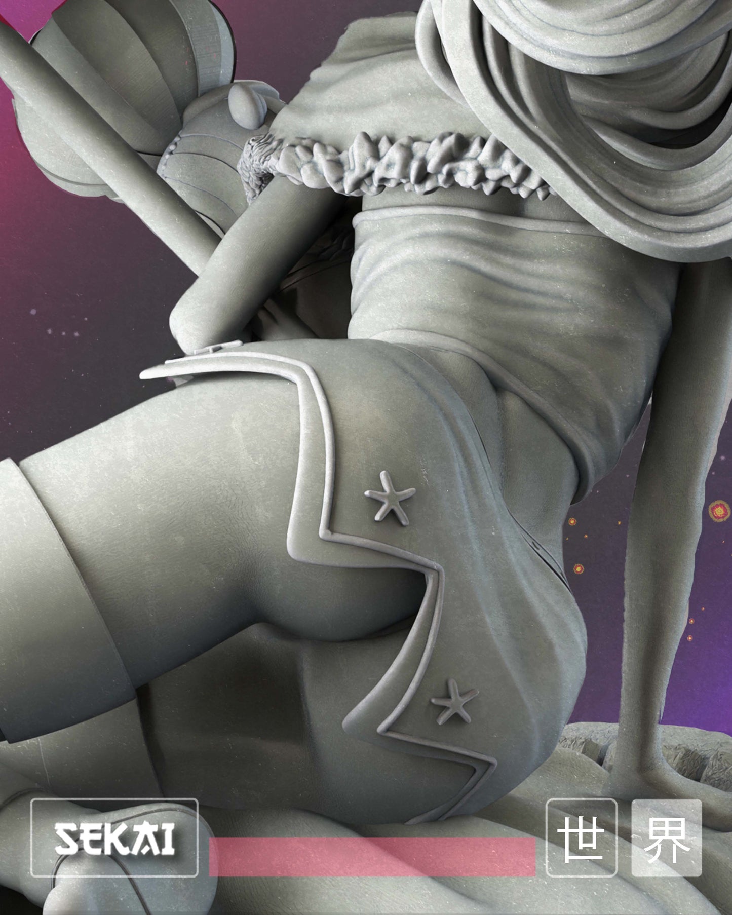 Perona - Unassembled and Unpainted Garage Kit - Model Designed by Sekai3D