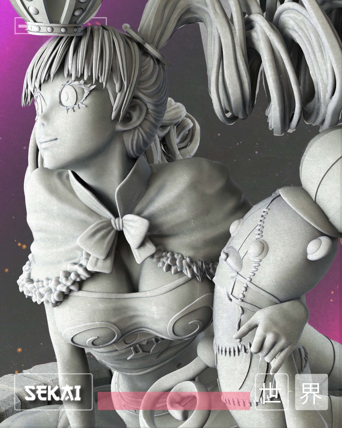 Perona - Unassembled and Unpainted Garage Kit - Model Designed by Sekai3D