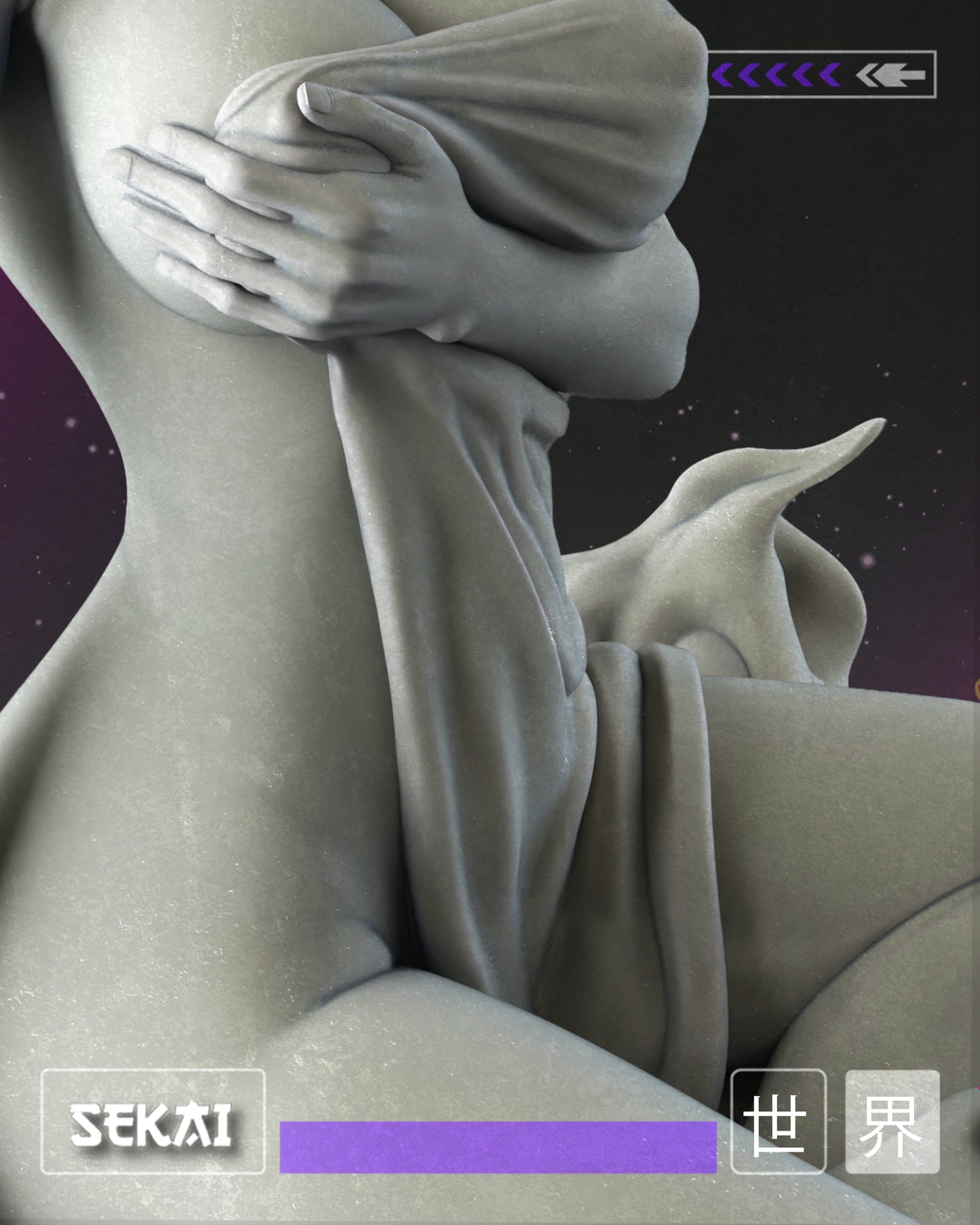 Catarina - Unassembled and Unpainted Garage Kit - Model Designed by Sekai3D