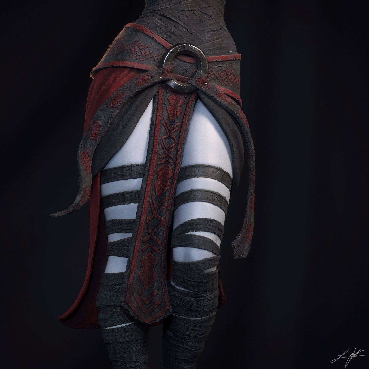 Asajj Ventress - Unassembled and Unpainted Garage Kit - Model Designed by Abe3D/Ramses