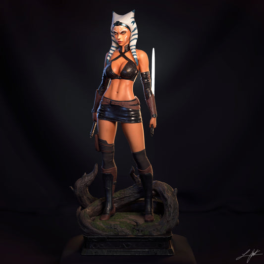 Ashoka - Unassembled and Unpainted Garage Kit - Model Designed by Abe3d and Ramses