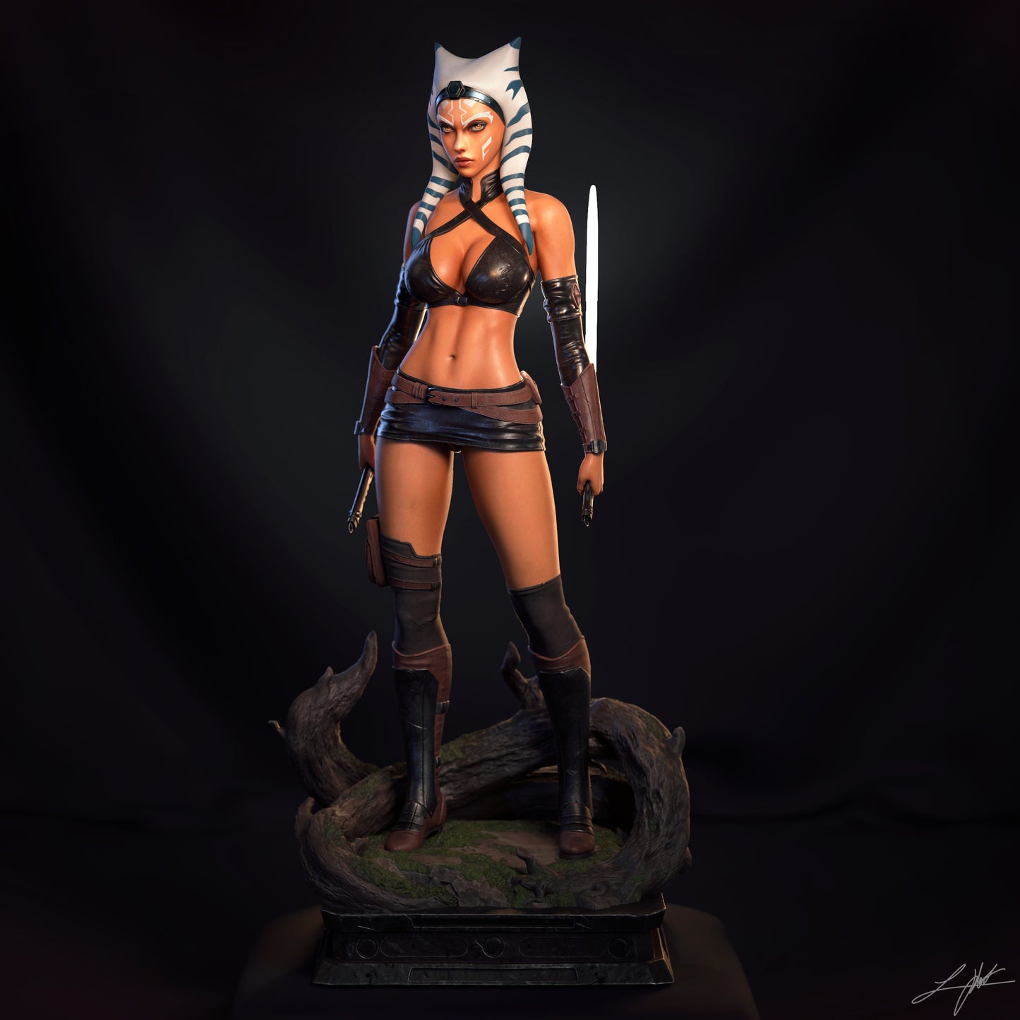 Ashoka - Unassembled and Unpainted Garage Kit - Model Designed by Abe3d and Ramses