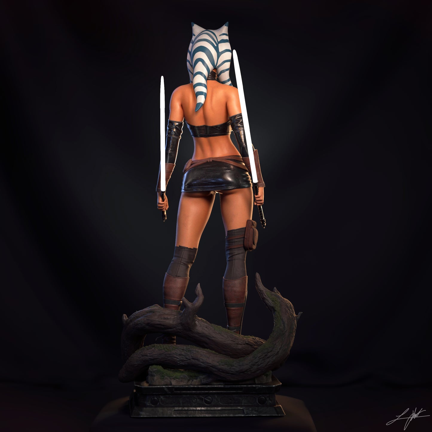 Ashoka - Unassembled and Unpainted Garage Kit - Model Designed by Abe3d and Ramses