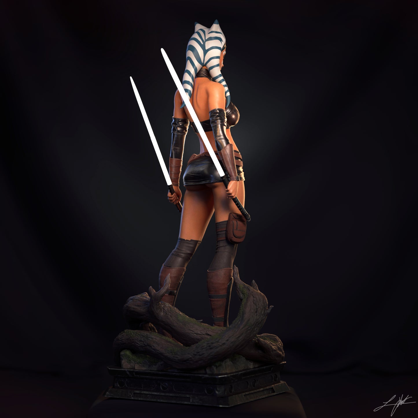 Ashoka - Unassembled and Unpainted Garage Kit - Model Designed by Abe3d and Ramses