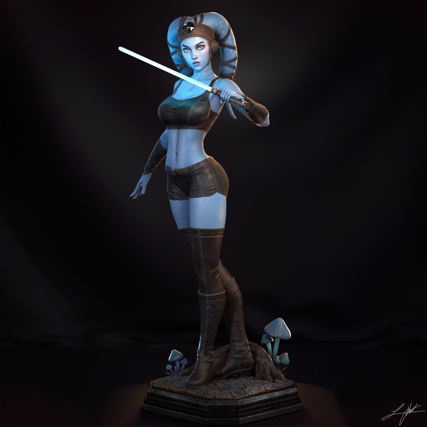 Aayla - Unassembled and Unpainted Garage Kit - Model Designed by Abe3d/Ramses